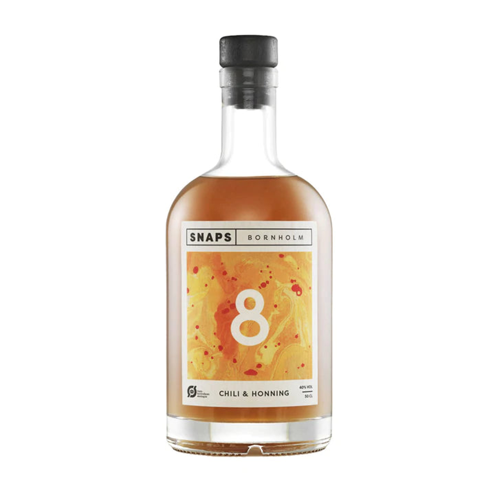 № 8 Chili & Honning Snaps 40% - 50 cl 40.0% 0.5L, Spirits