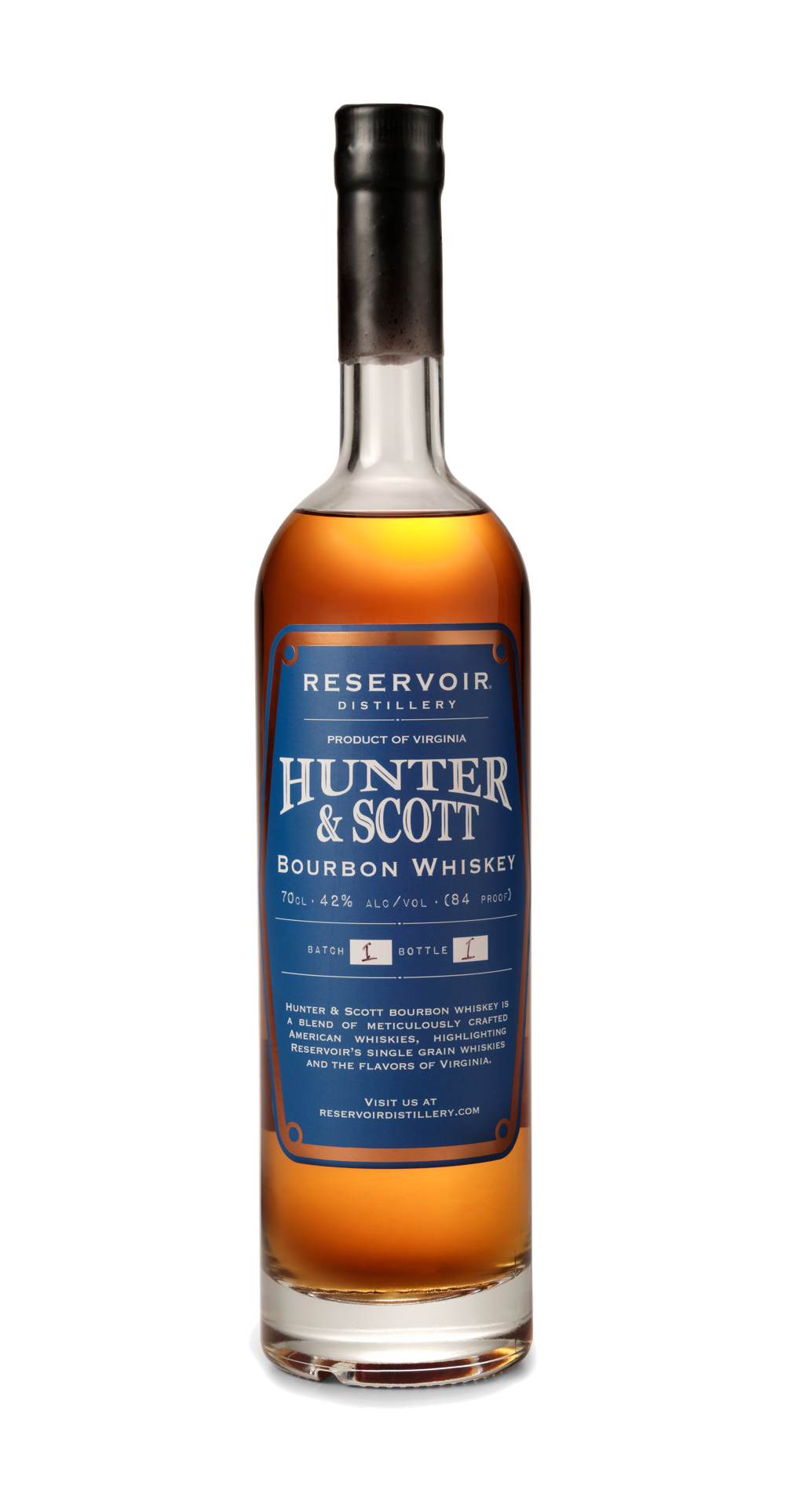 Hunter & Scott - Bourbon 42.0% 0.7L, Spirits