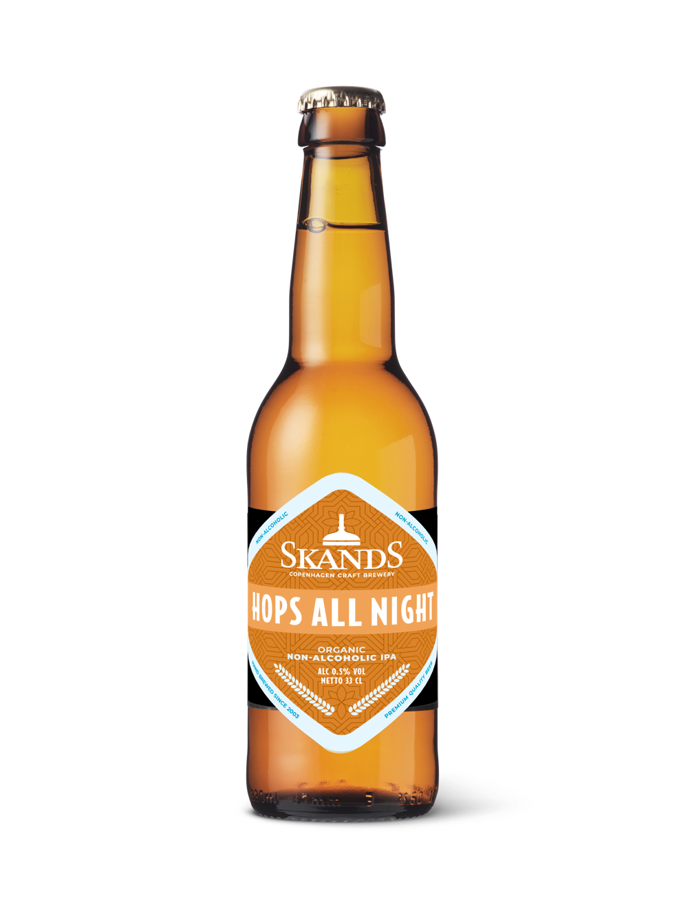 Skands Hops All Night 0.5% 0.33L, Non alcohol