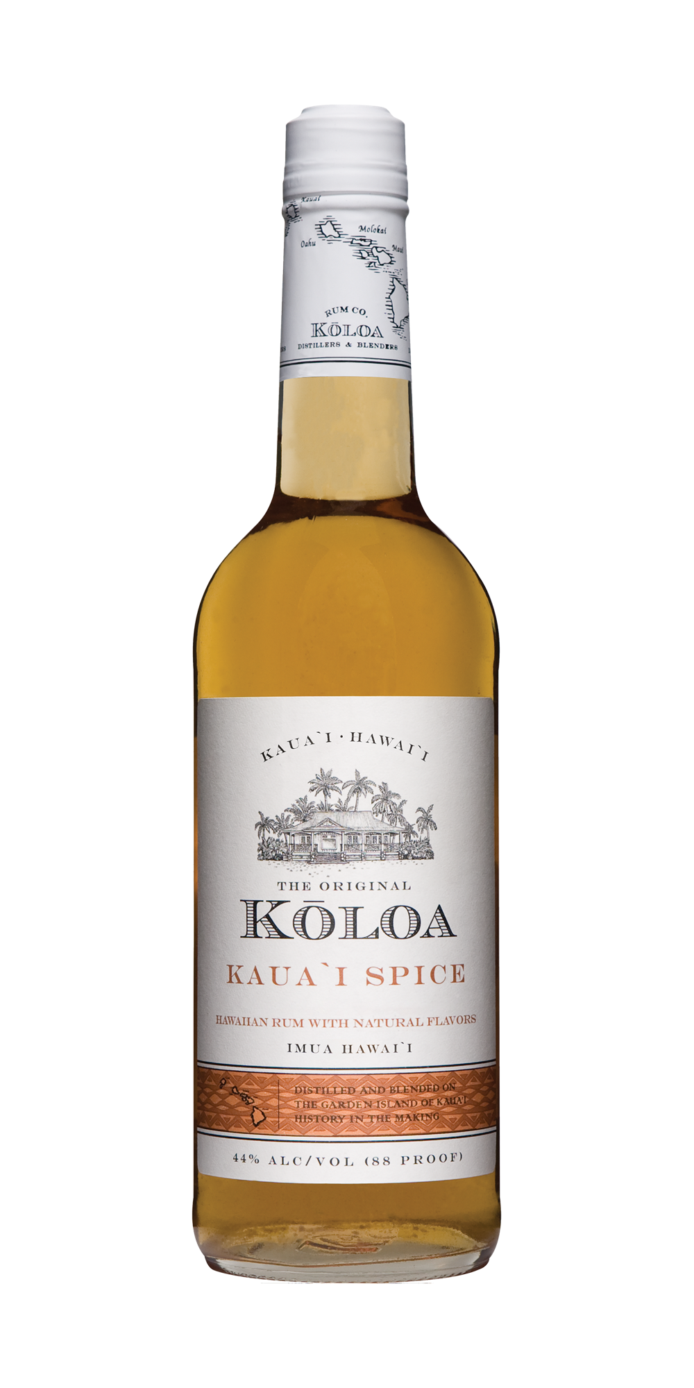 Koloa - Kaua'i Spiced 44.0% 0.7L, Spirits