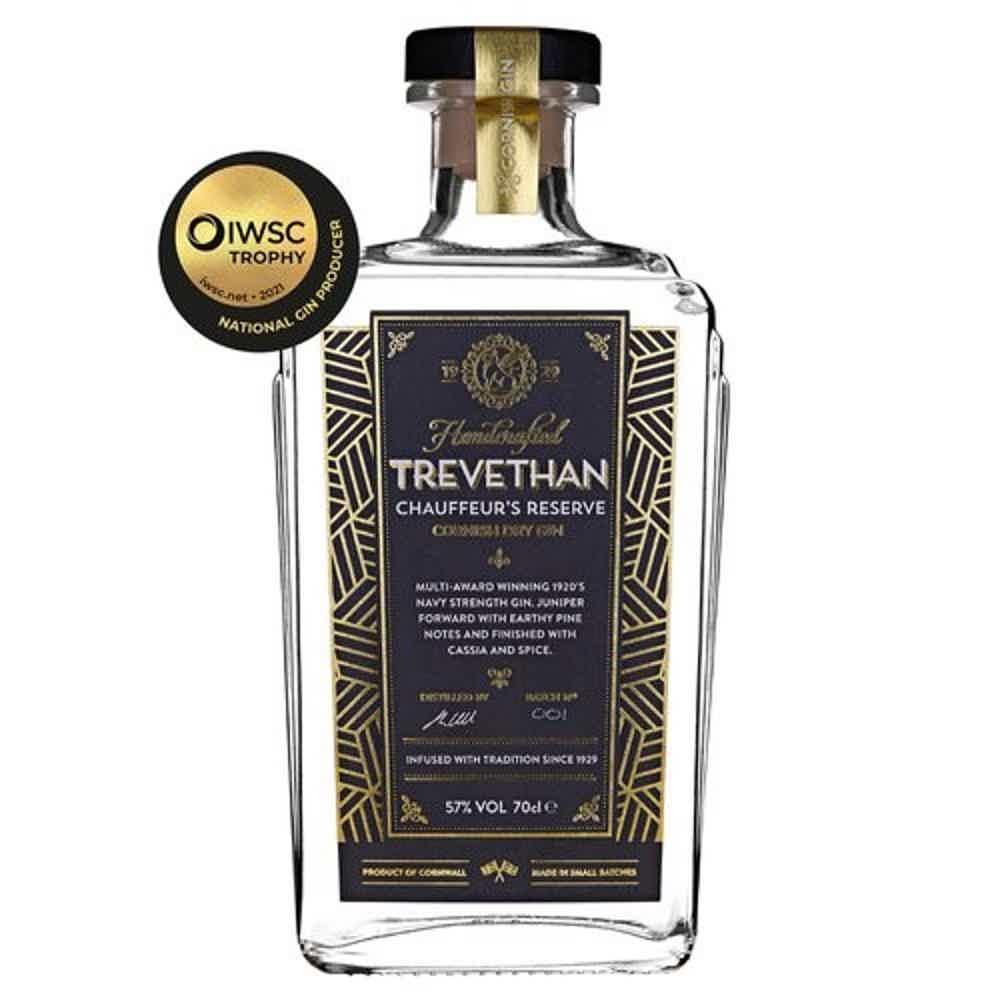 TREVETHAN CHAUFFEUR'S RESERVE CORNISH GIN 70CL 57.0% 0.7L, Spirits