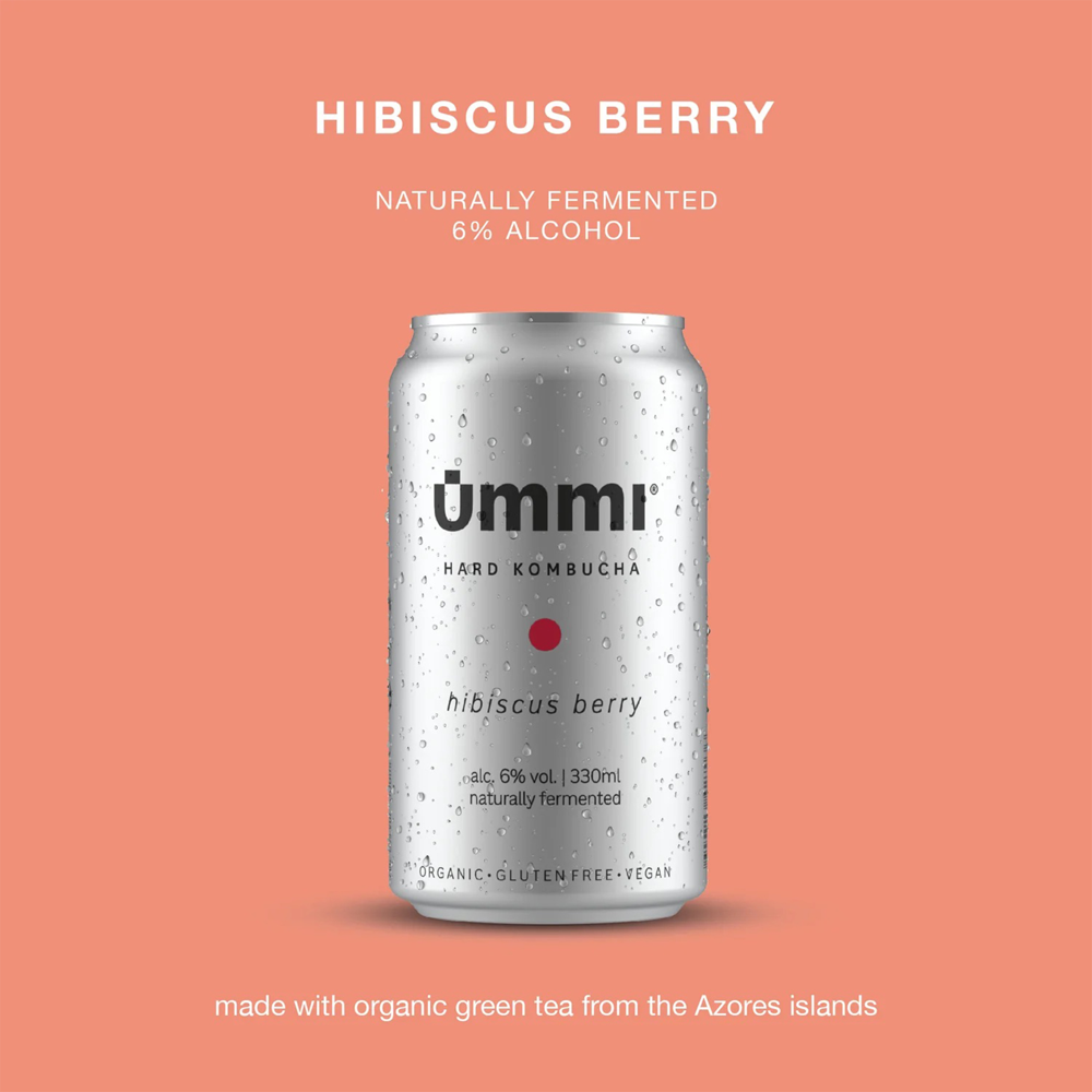 Ummi Hibiscus Berry 6% ABV - 6 Pack: Ummi Hibiscus Berry 6% ABV - Can