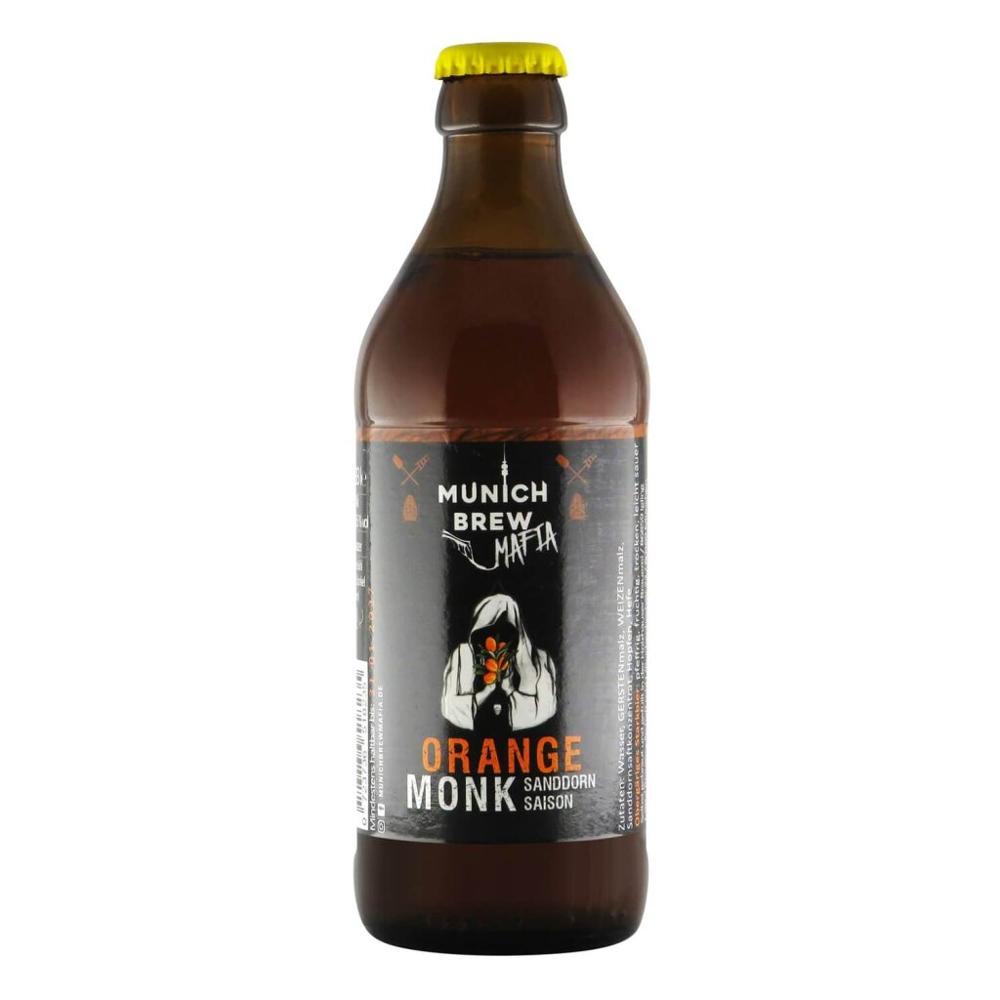 Munich Brew Mafia Orange Monk Sanddorn Saison 0,33l 9.5% 0.33L, Beer