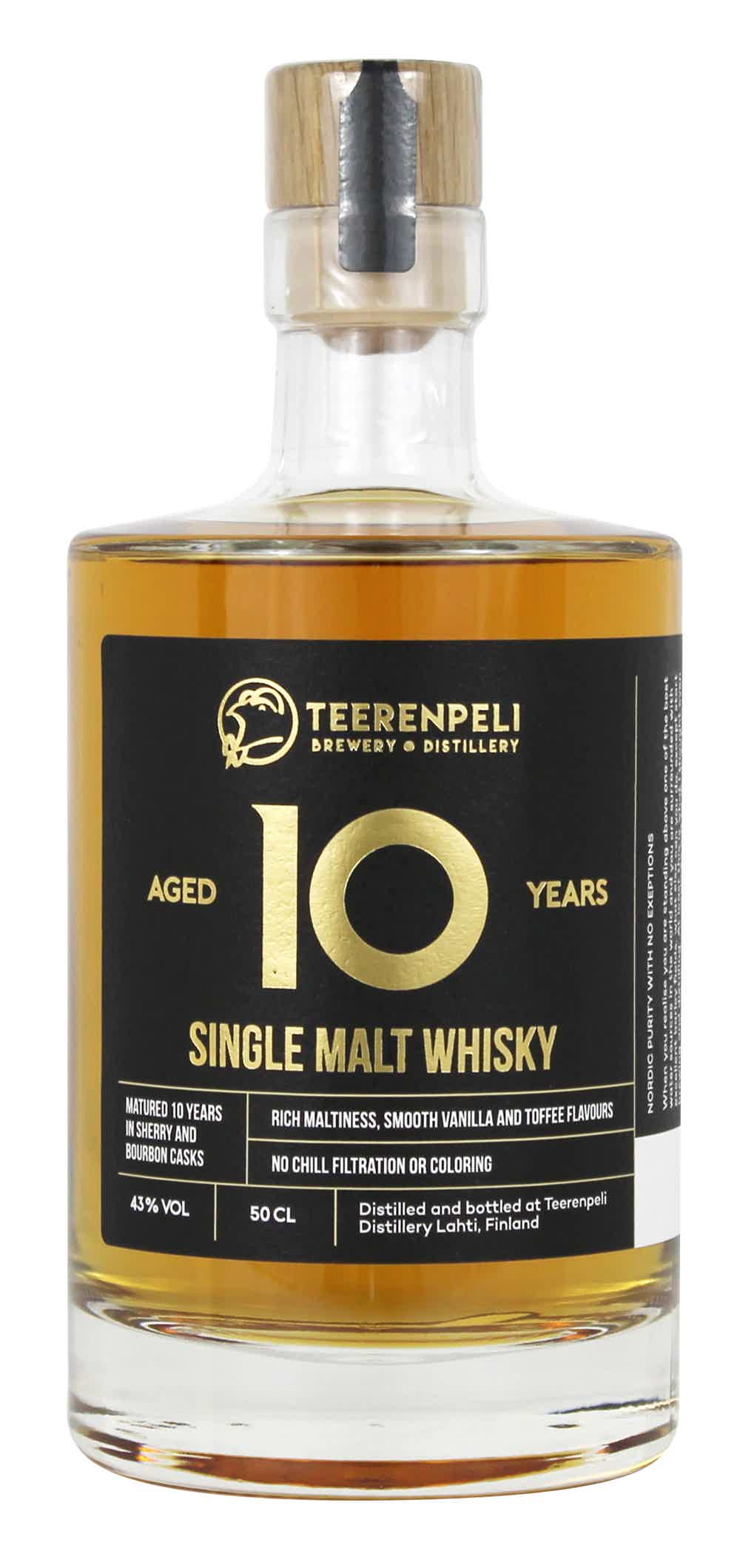Teerenpeli Aged 10 Years 43.0% 0.5L, Spirits