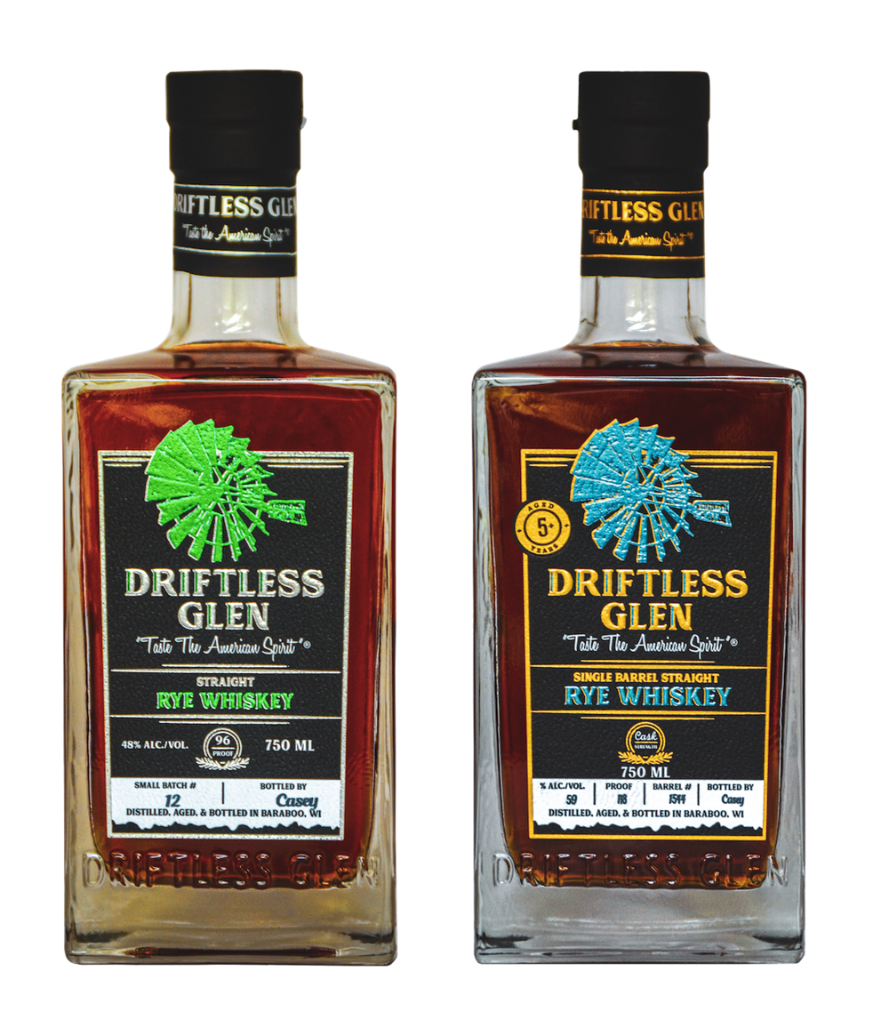Nordic RYE Bundle #01: Driftless Glen - Straight Rye Whiskey - Small Batch, Driftless Glen - Single Barrel Straight Rye - Cask Strength - Nordic Barrel #05