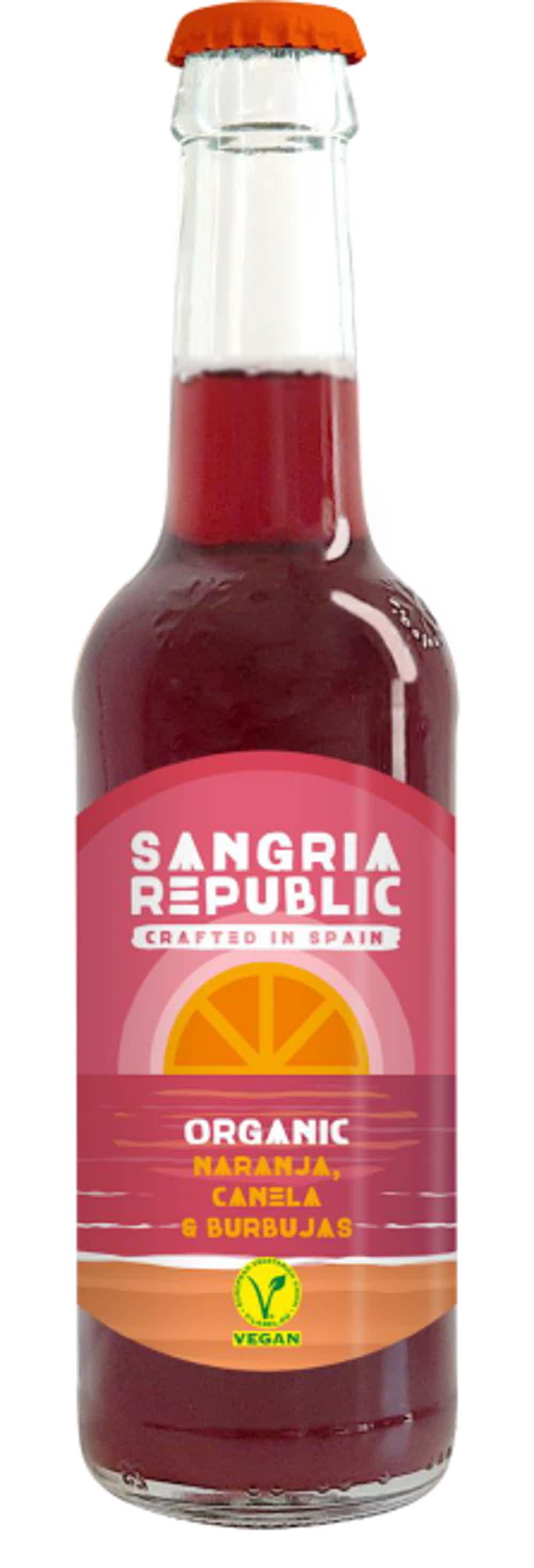 Sangria Republic Organic Orange & Cinnamon 5.0% 0.275L, Wine