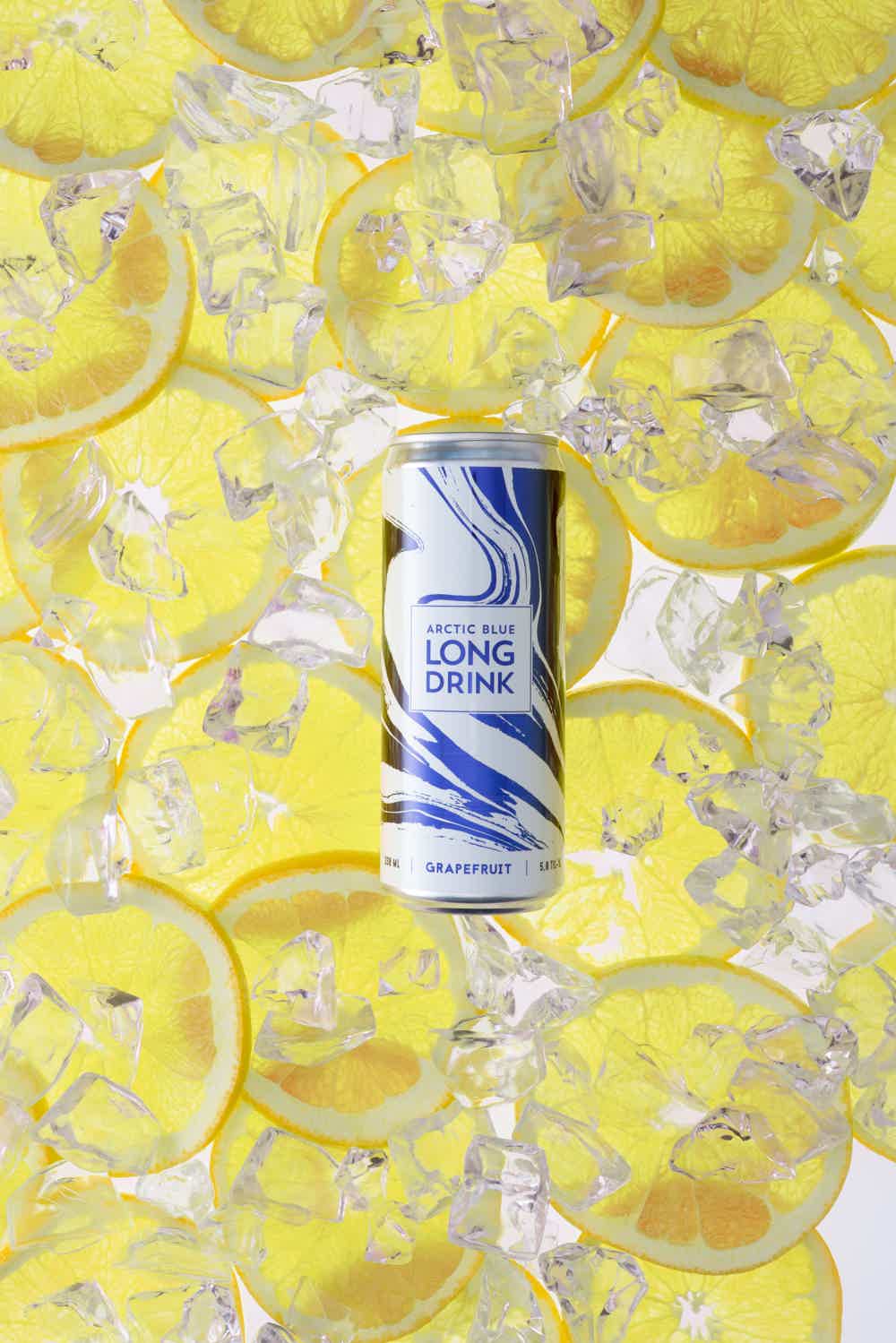 Arctic Blue Long Drink Grapefruit 5% 330ml: Arctic Blue Long Drink Grapefruit 5% 330ml