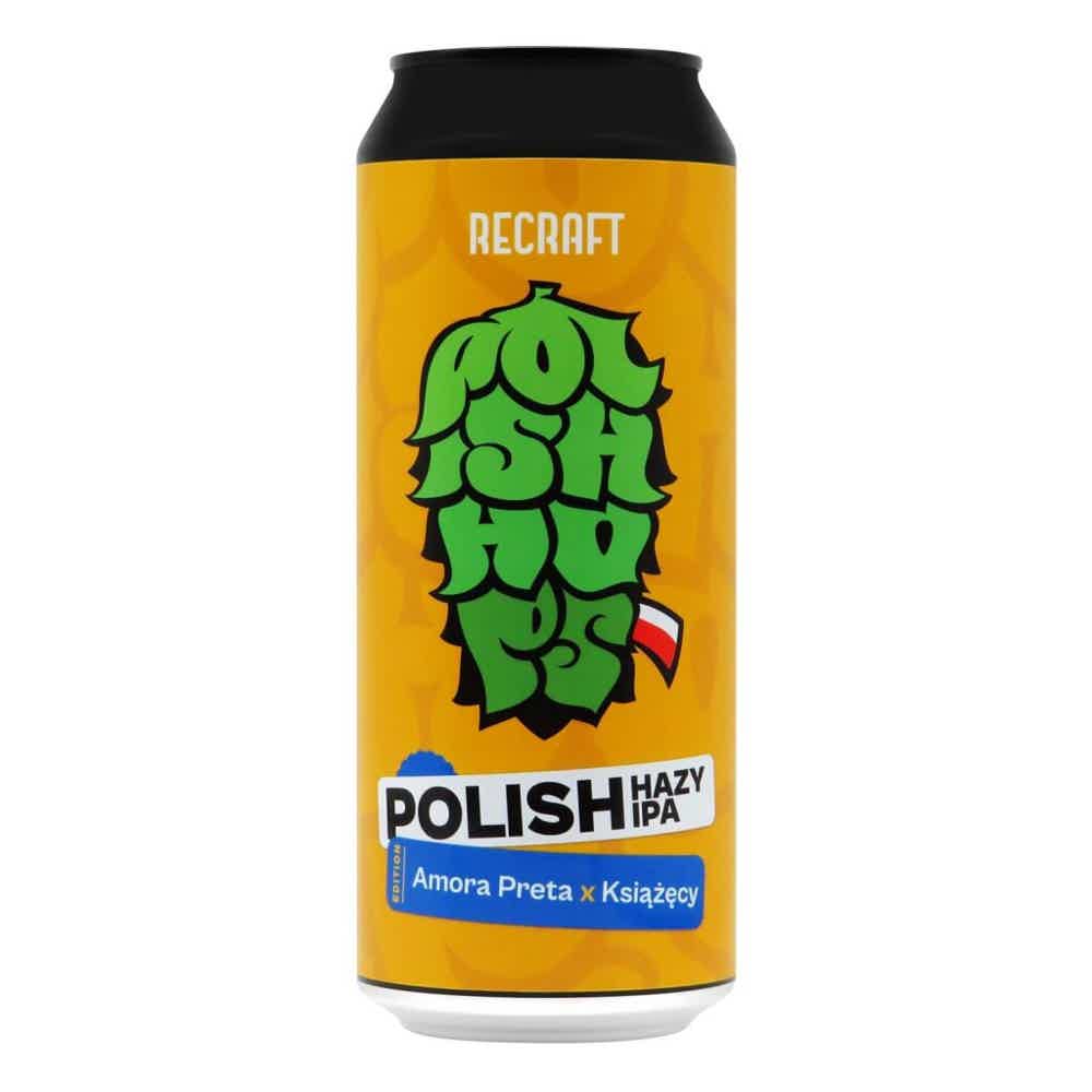 ReCraft Polish Hops: Amora Preta x Książęcy Hazy IPA 0,5l 5.1% 0.5L, Beer