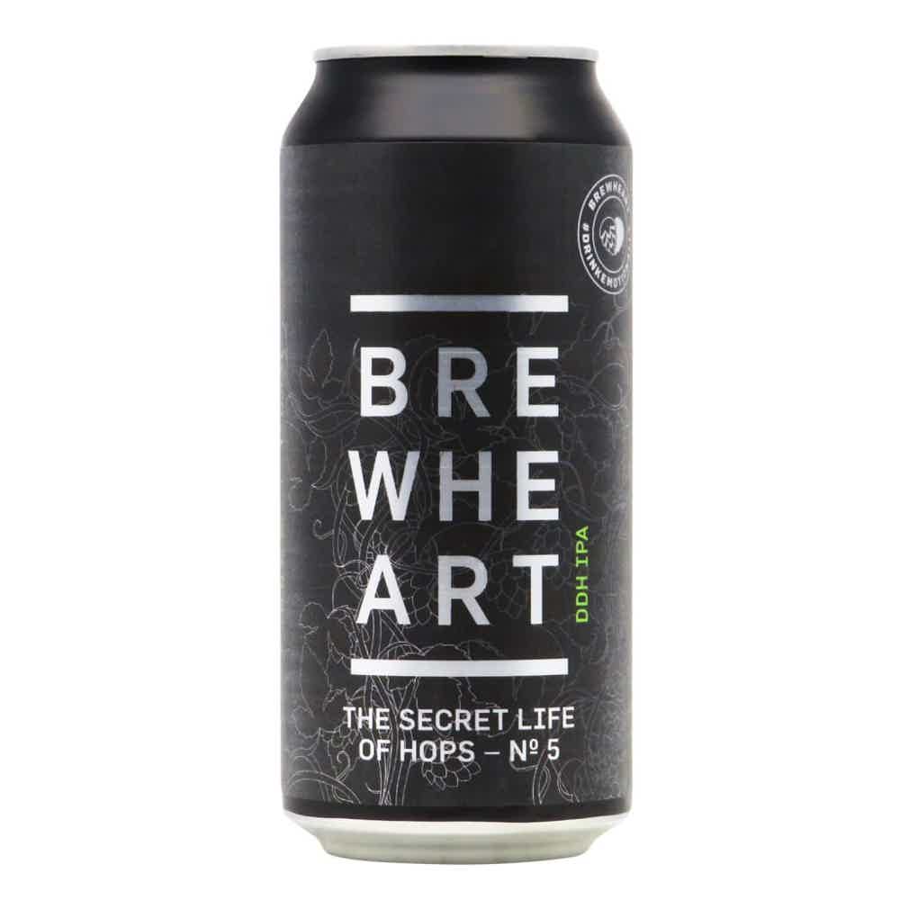 Brewheart The Secret Life Of Hops No.5 DDH Double IPA  0,44l 6.8% 0.44L, Beer
