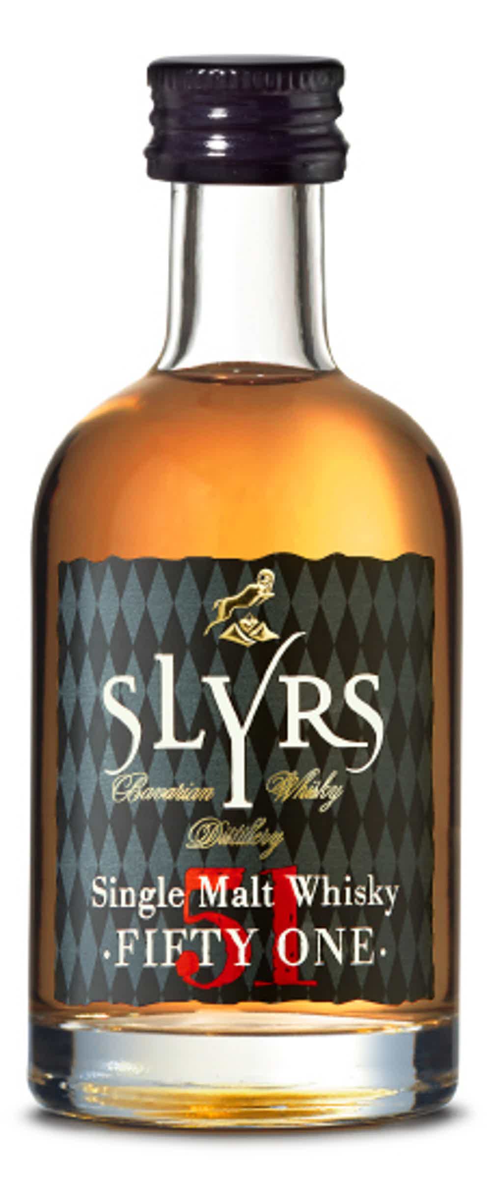 SLYRS Single Malt Whisky Fifty One 51% vol. 51.0% 0.05L, Spirits
