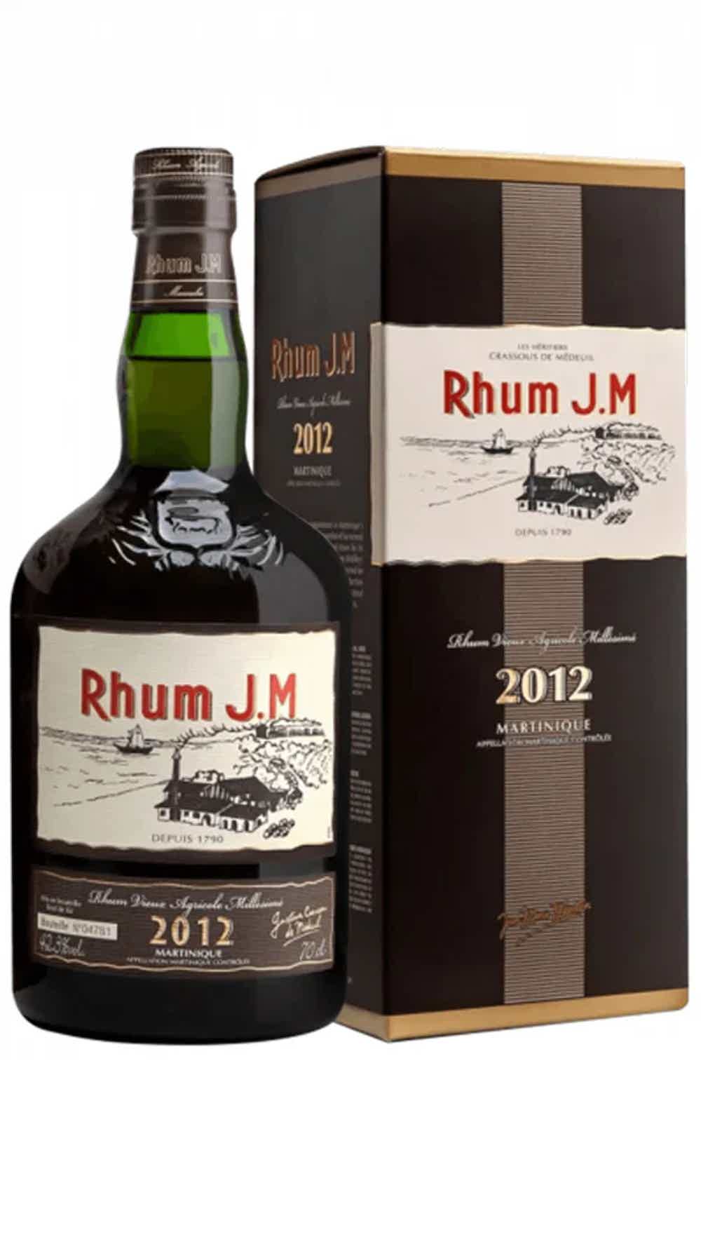 Rhum J.M Millesime 2012 42.3% 0.7L, Spirits