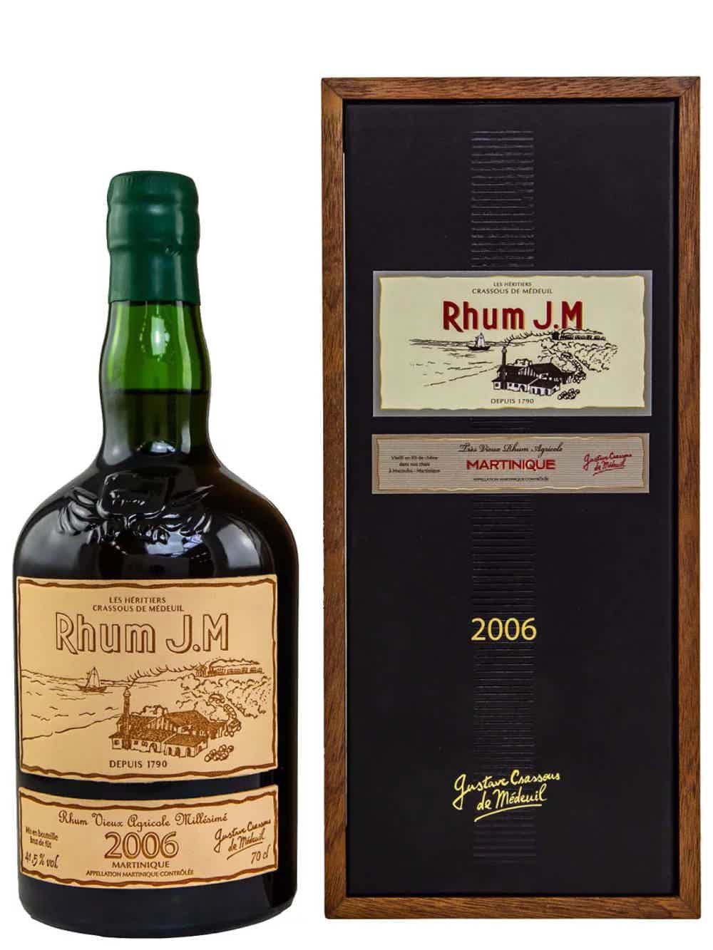 J. M Rhum Vieux Millesime 2006 41.5% 0.7L, Spirits