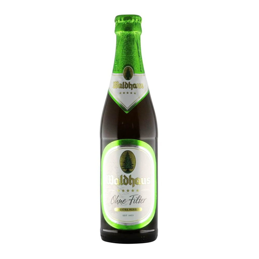 Waldhaus Ohne Filter Extra Herb 0,33l 4.9% 0.33L, Beer