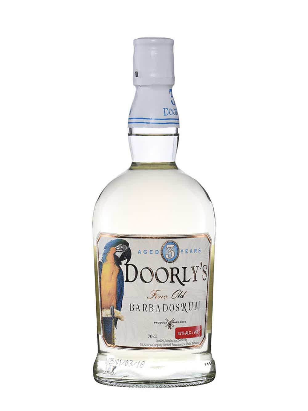 Doorly's 3 YO White Rum 47.0% 0.7L, Spirits