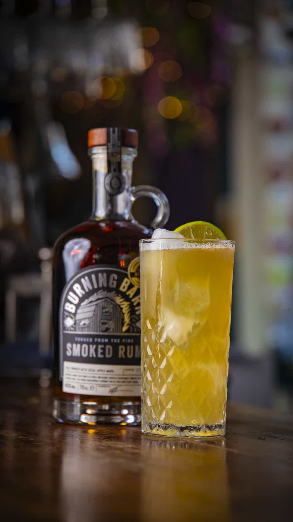 Burning Barn Smoked Rum 40.0% 0.7L, Spirits