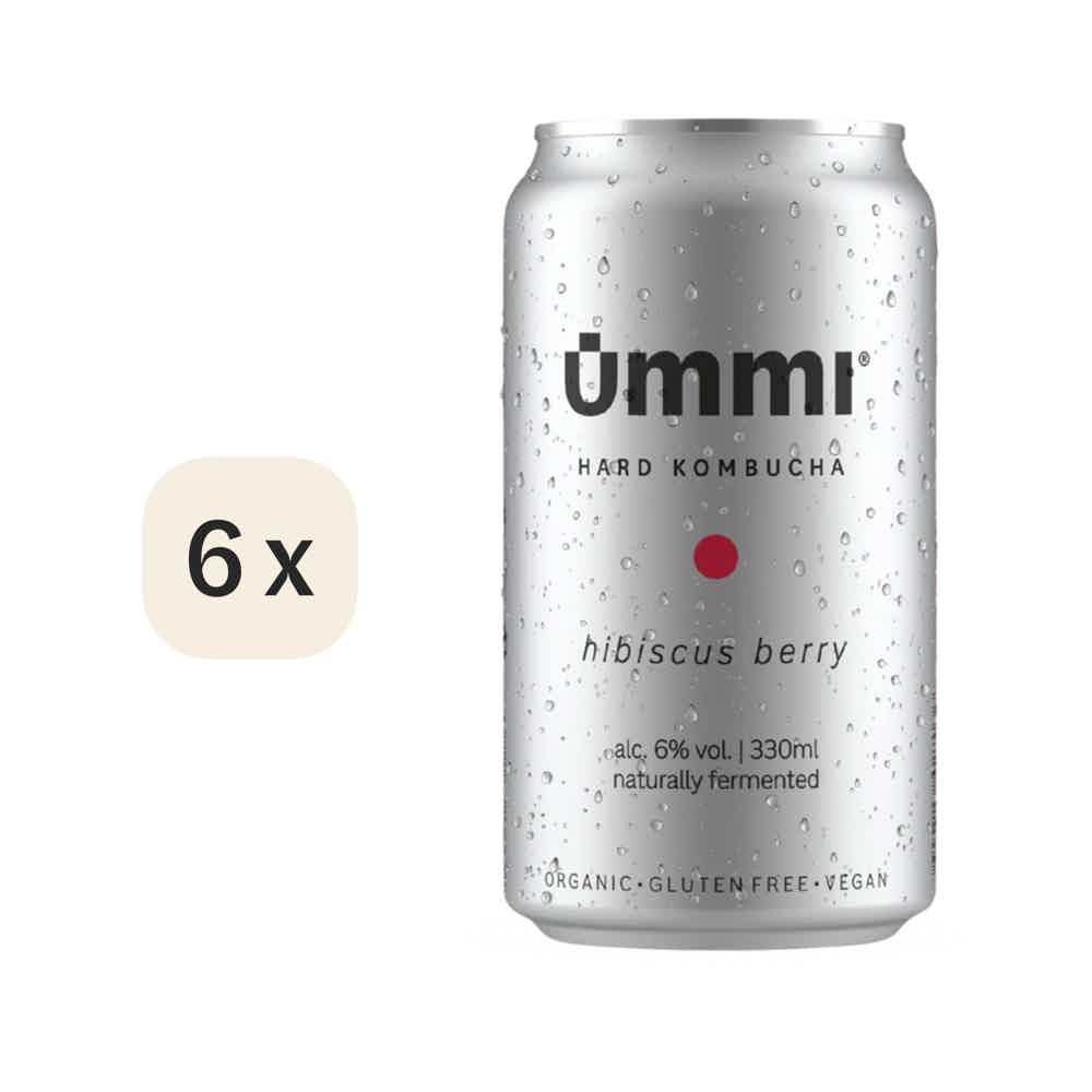 Ummi Hibiscus Berry 6% ABV - 6 Pack: Ummi Hibiscus Berry 6% ABV - Can