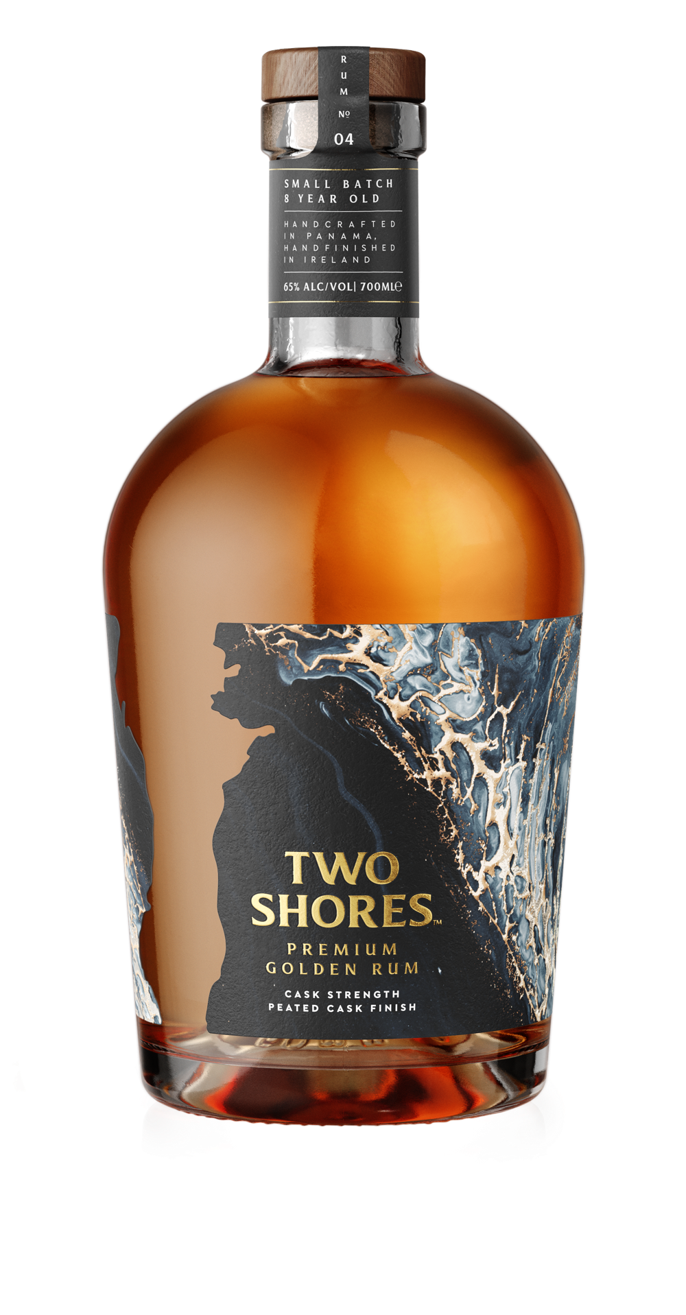 Two Shores Rum Cask Strength Peated Cask Finish 65.0% 0.7L, Spirits