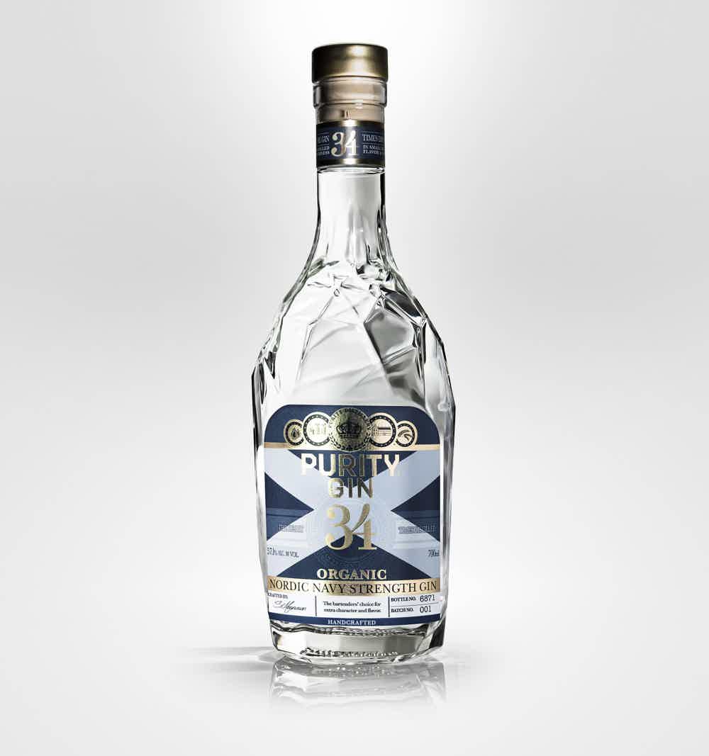 Purity Navy Strength Organic 34 Gin 700 ml 57.1% 0.7L, Spirits