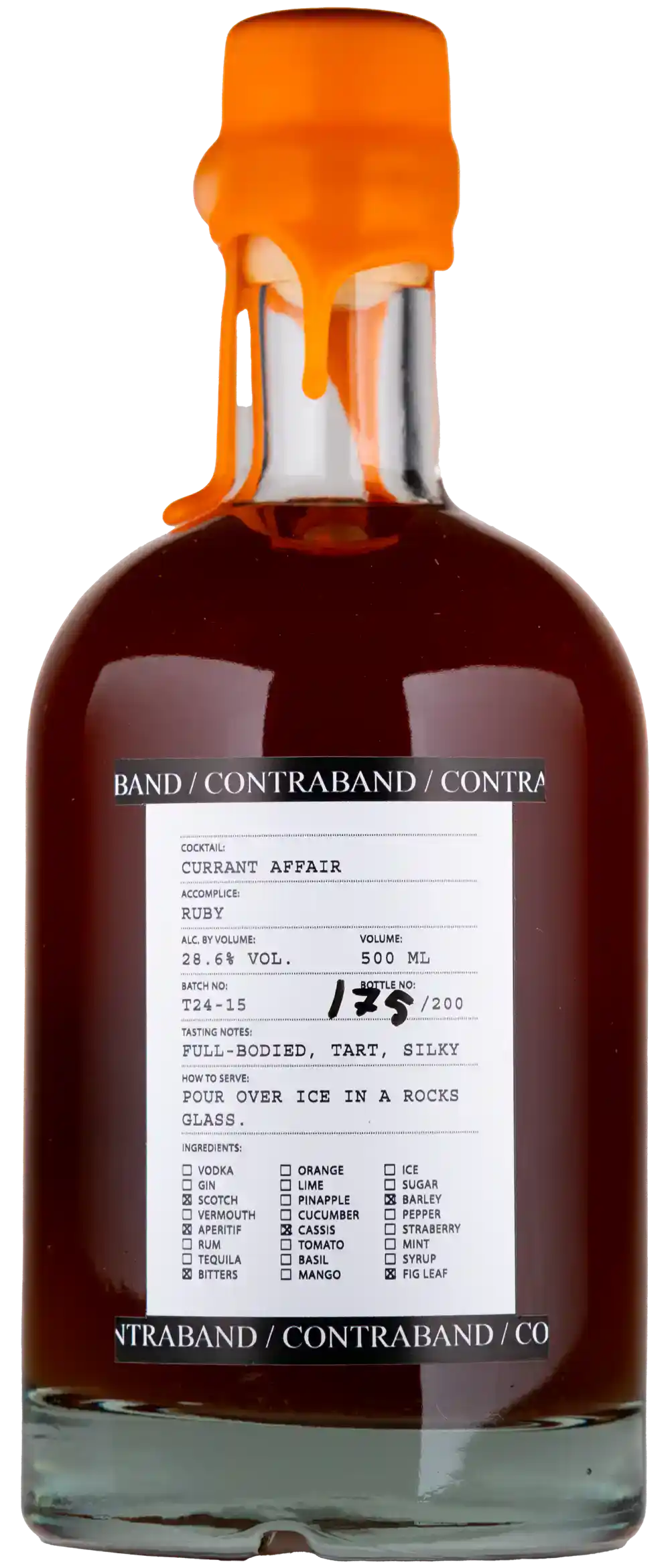 Contraband - Ruby Currant Affair 28.5% 0.5L, Spirits