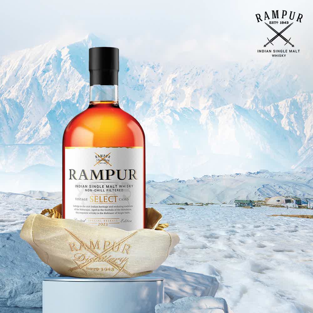 Rampur Select 2023 Edition 43.0% 0.7L, Spirits