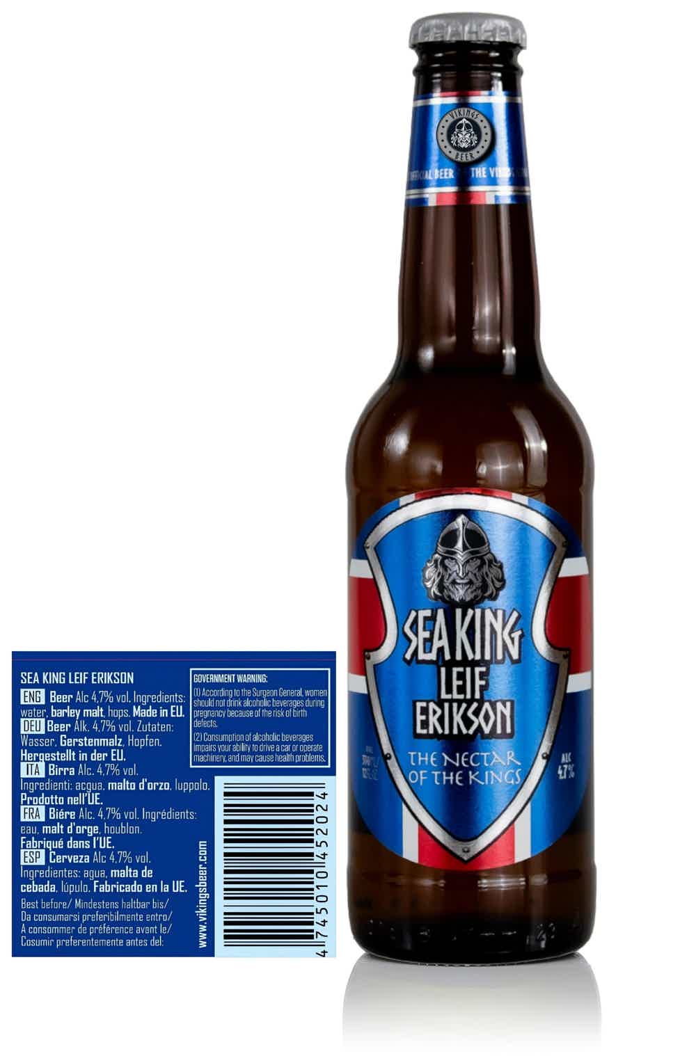 Seaking Leif Erikson 4,7% 0,33 l 4.7% 0.33L, Beer