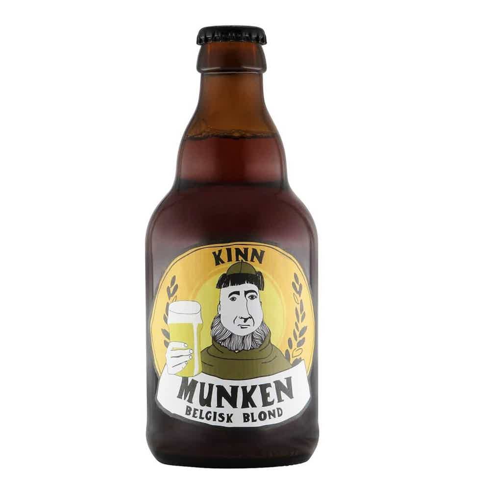 Kinn Munken Belgium Blonde 0,33l 4.5% 0.33L, Beer