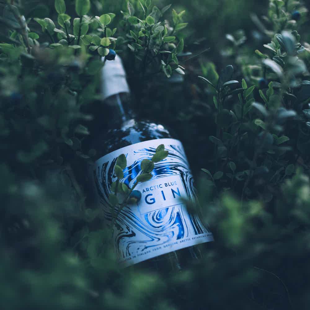 Arctic Blue Gin 46,2% Gift Box: Arctic Blue Gin 46,2%, BOX for Arctic Blue Beverages GIN gift box