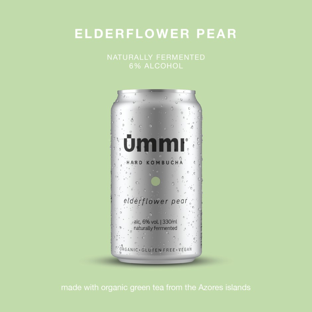 Ummi Elderflower Pear 6% ABV - 6 Pack: Ummi Elderflower Pear - Single Can