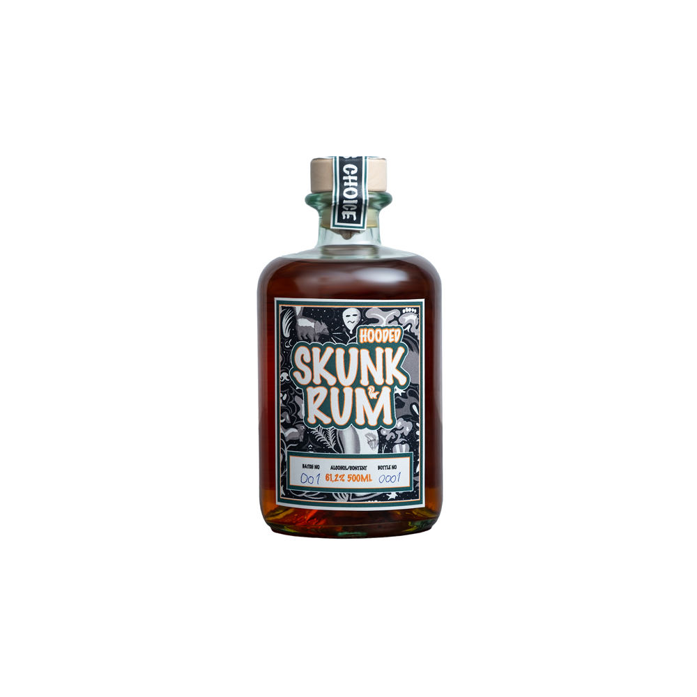 Hooded SKUNK Rum Batch #1 61.2% 0.5L, Spirits