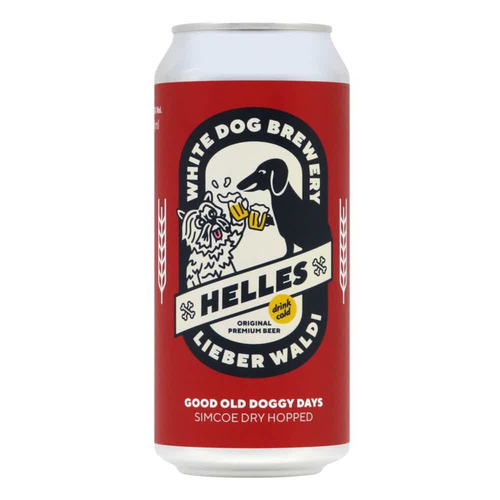 Lieber Waldi x White Dog Good Old Doggy Days Helles Simcoe 0,44l 5.0% 0.44L, Beer