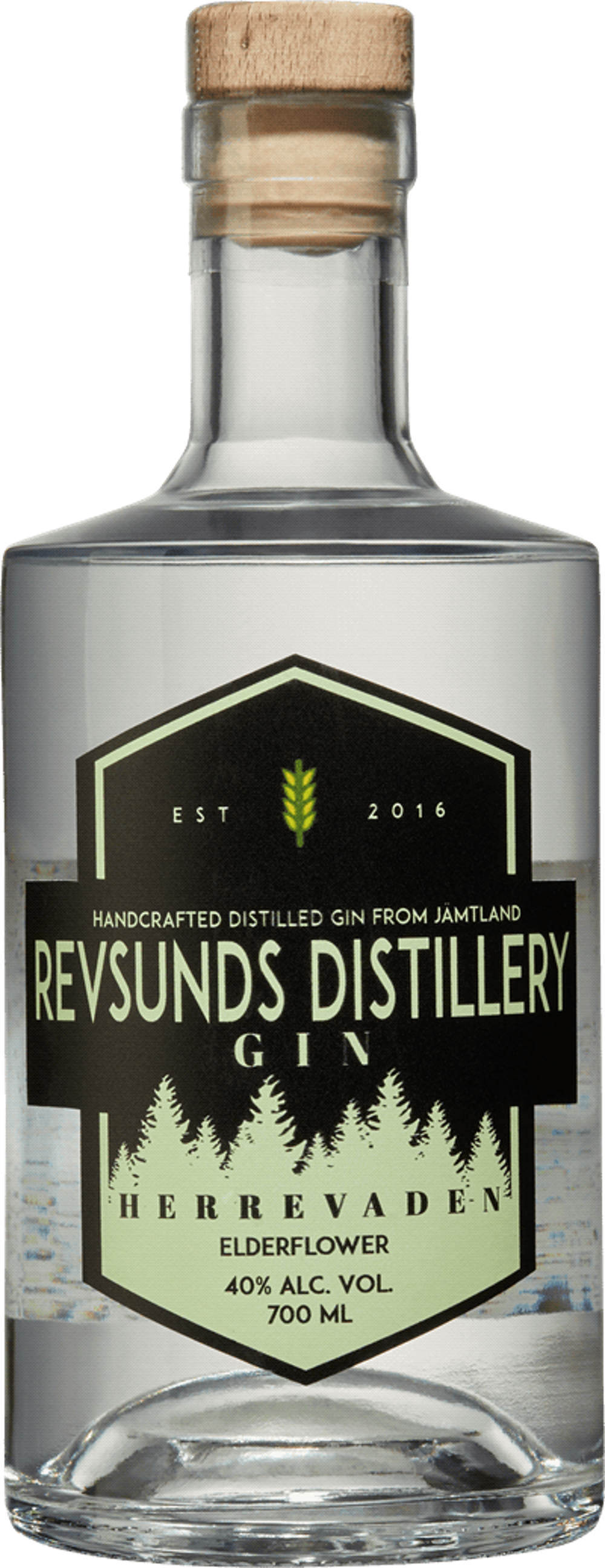 Revsunds Herrevaden Gin 40.0% 0.7L, Spirits