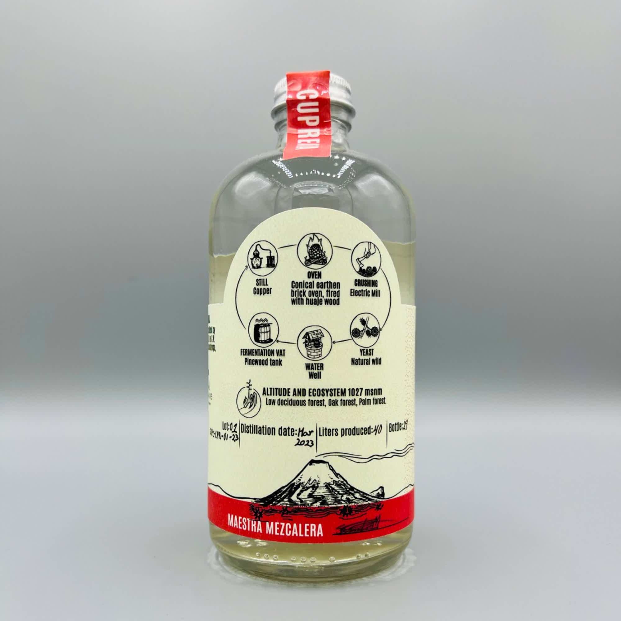 ZINACANTAN 2023 CUPREATA | 500 ML 45.5% 0.5L, Spirits