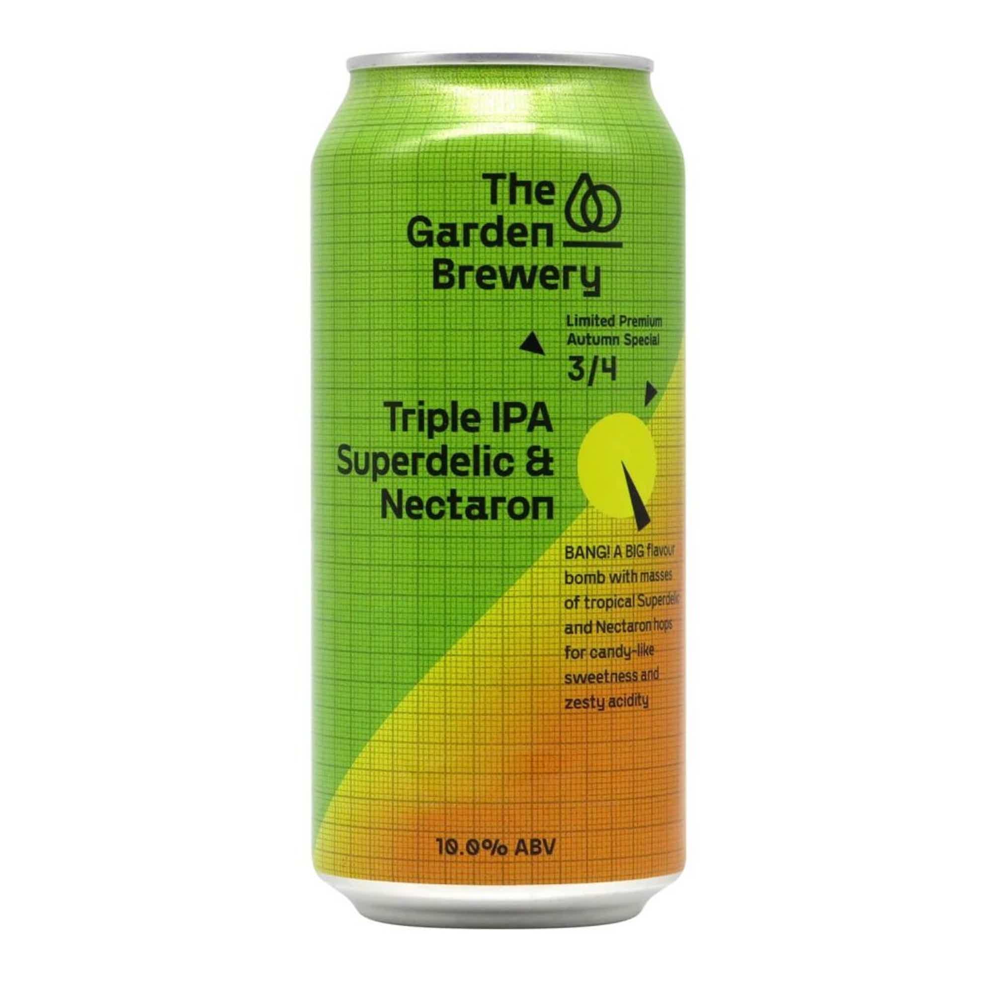 The Garden Brewery Superdelic & Nectaron Triple IPA 0,44l 10.0% 0.44L, Beer