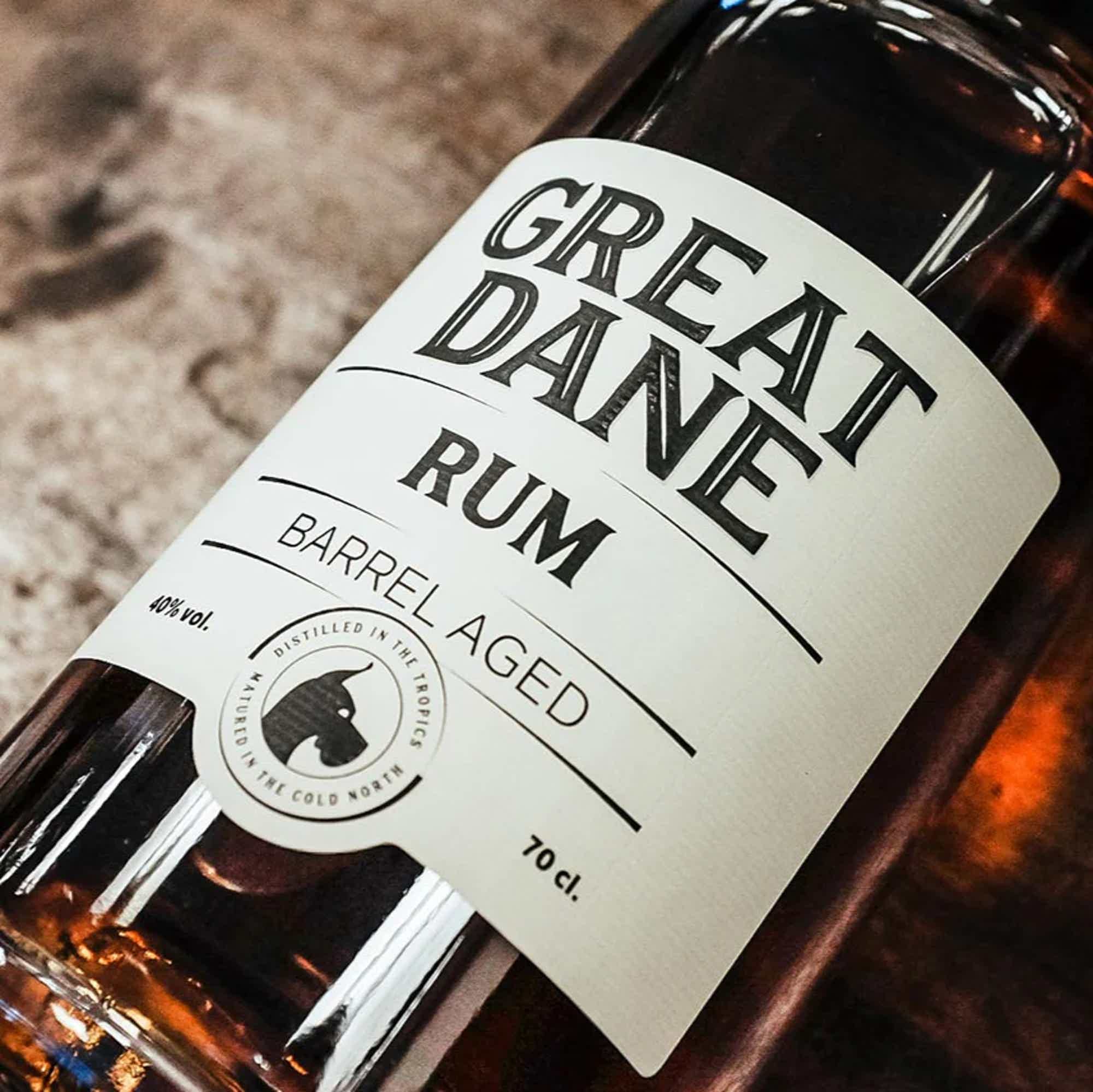 Great Dane Barrel Aged Rum 40.0% 0.7L, Spirits