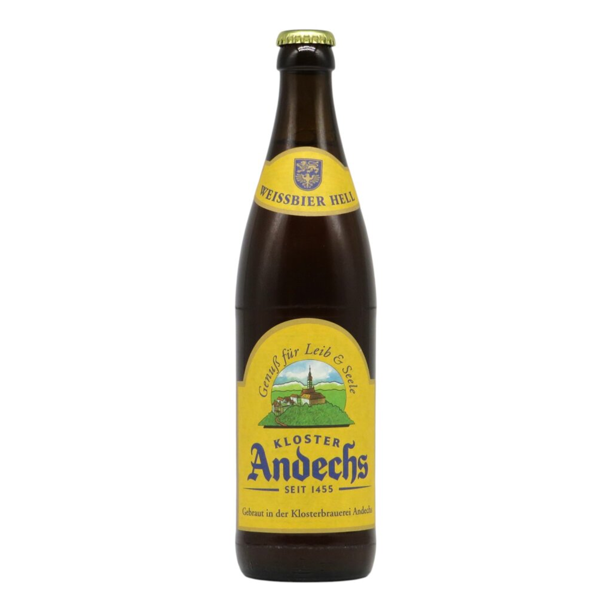 Kloster Andechs Weissbier Hell 0,5l 5.5% 0.5L, Beer