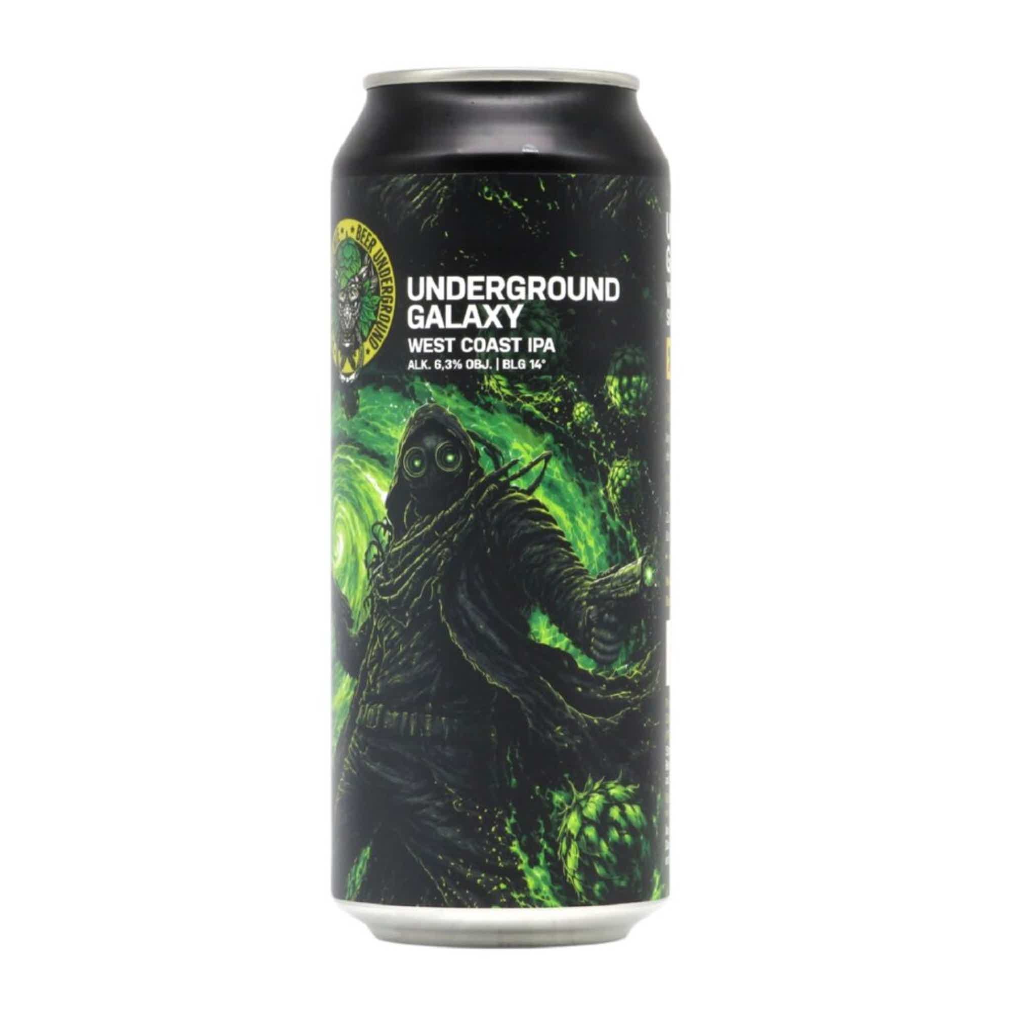 Beer Underground Underground Galaxy West Coast IPA 0,5l 6.5% 0.5L, Beer
