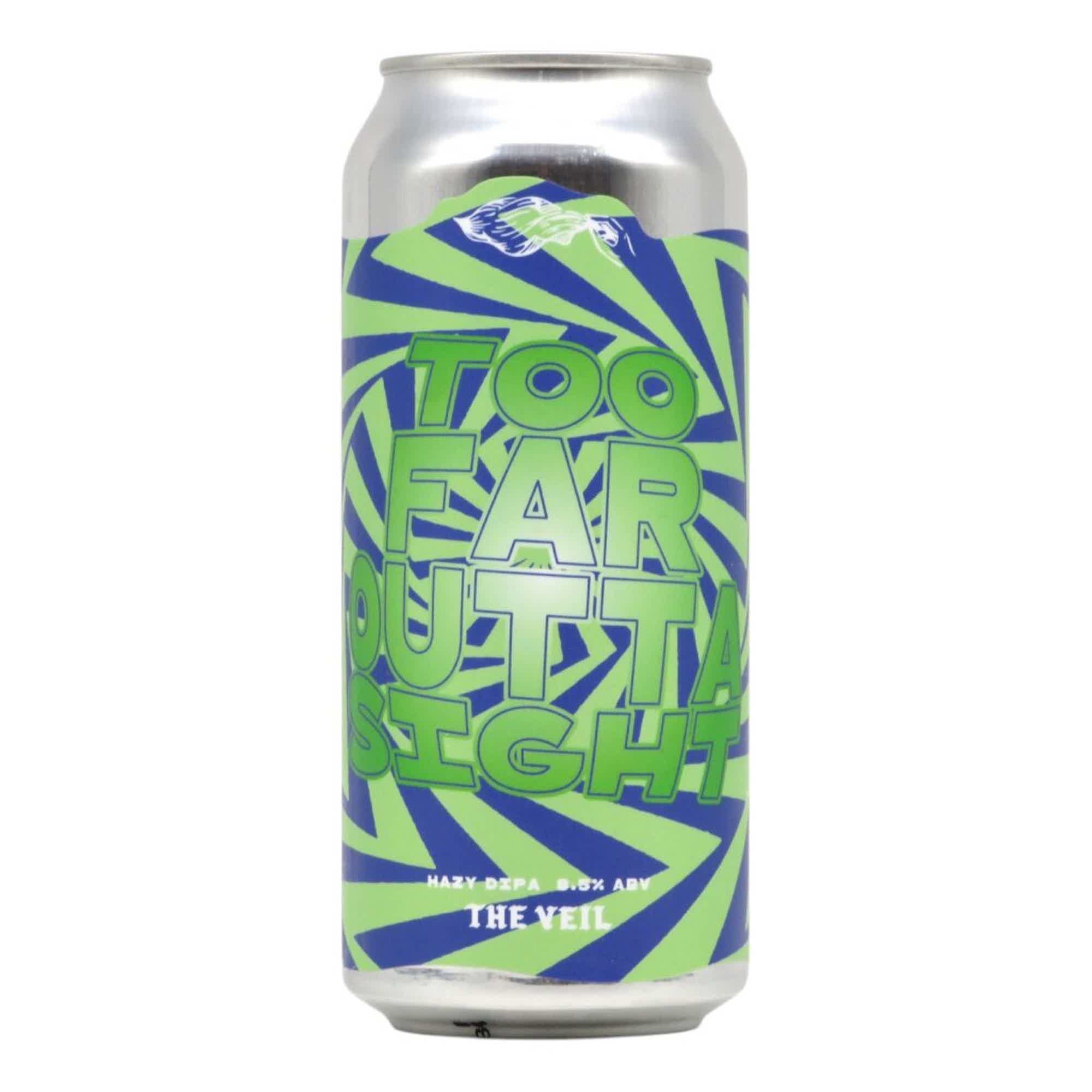 The Veil Too Far Outta Sight Double NEIPA 0,473l 8.5% 0.473L, Beer