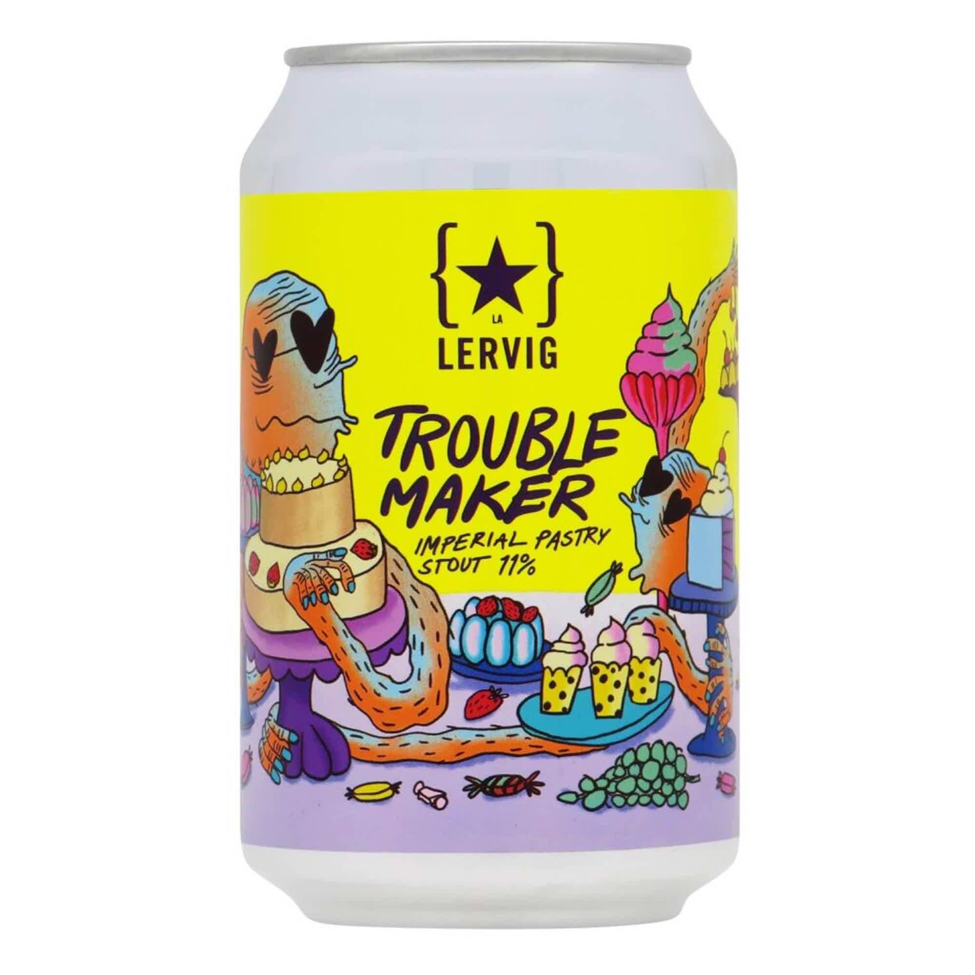 Lervig Trouble Maker Imperial Pastry Stout 0,33l 11.0% 0.33L, Beer