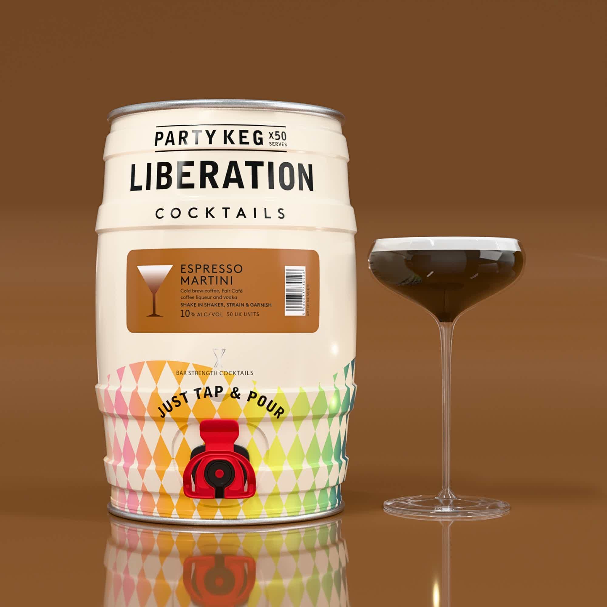 Espresso Martini 5L Party Keg 10.0% 5.0L, Spirits