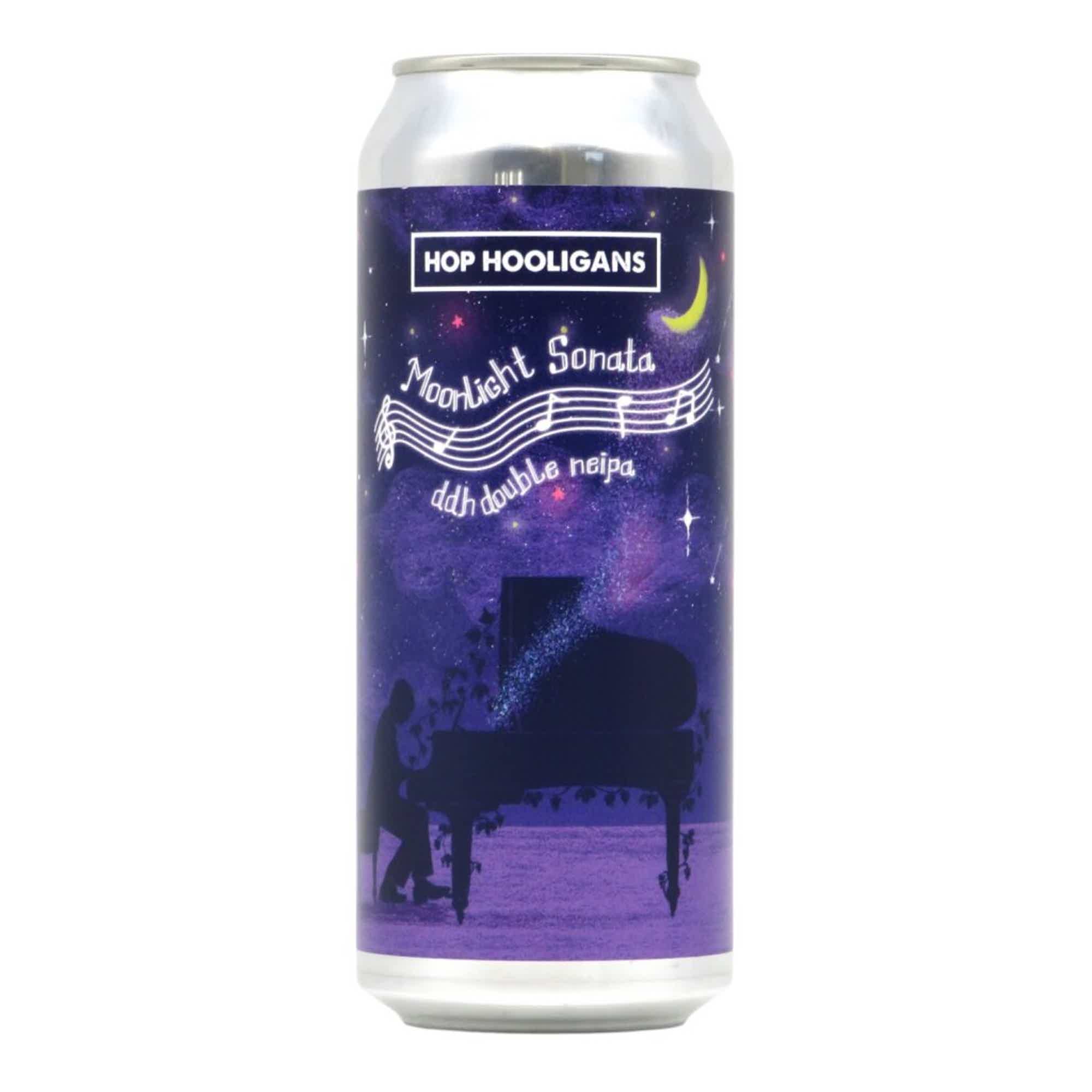 Hop Hooligans Moonlight Sonata DDH Double NEIPA 0,5l 8.0% 0.5L, Beer