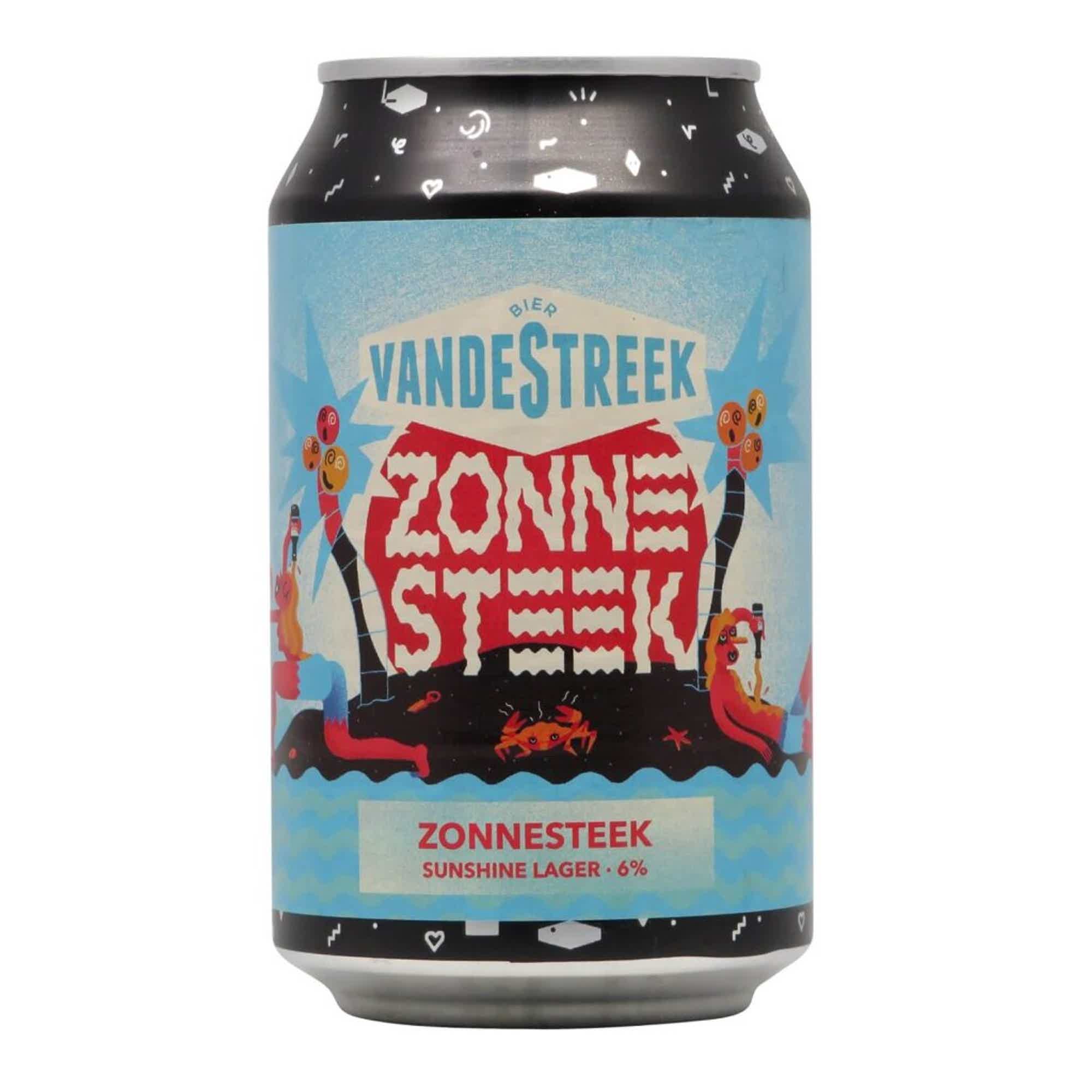 VandeStreek Zonnesteek Sunshine Lager 0,33l 6.0% 0.33L, Beer