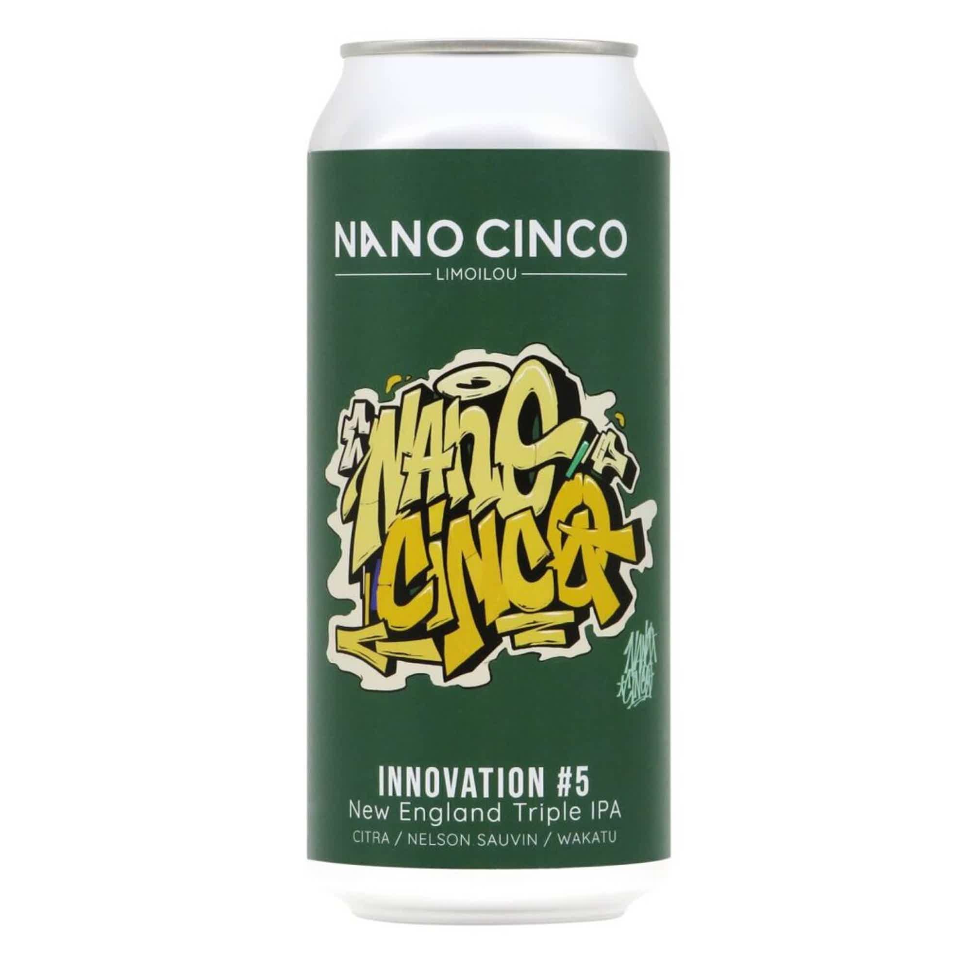 Nano Cinco Innovation #5 Triple NEIPA 0,473l 9.6% 0.473L, Beer