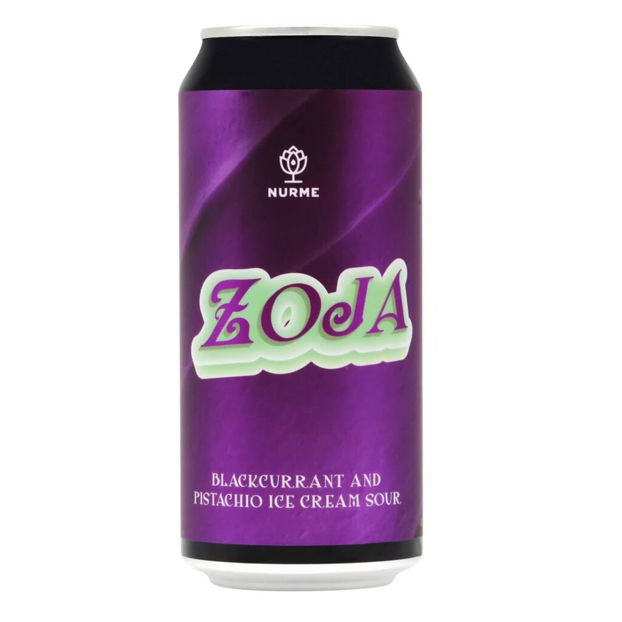 Nurme Zoja Blackcurrant & Pistachio Ice Cream Sour 0,44l 8.0% 0.44L, Beer
