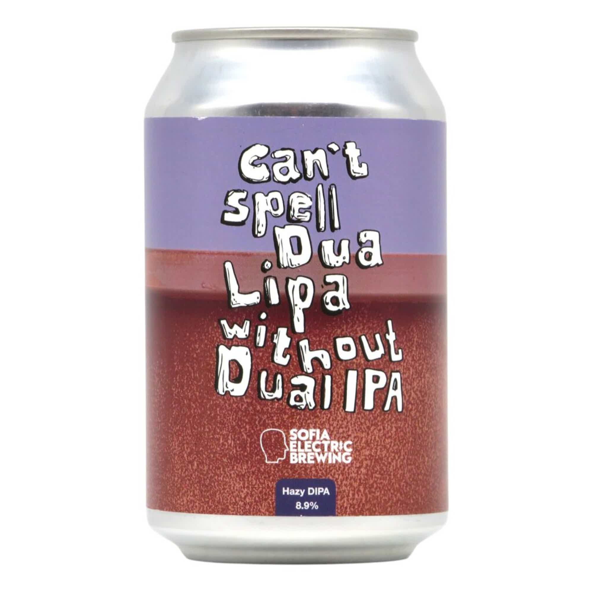 Sofia Electric Can’t Spell Dua Lipa Without Dual IPA DIPA 0,33l 8.9% 0.33L, Beer