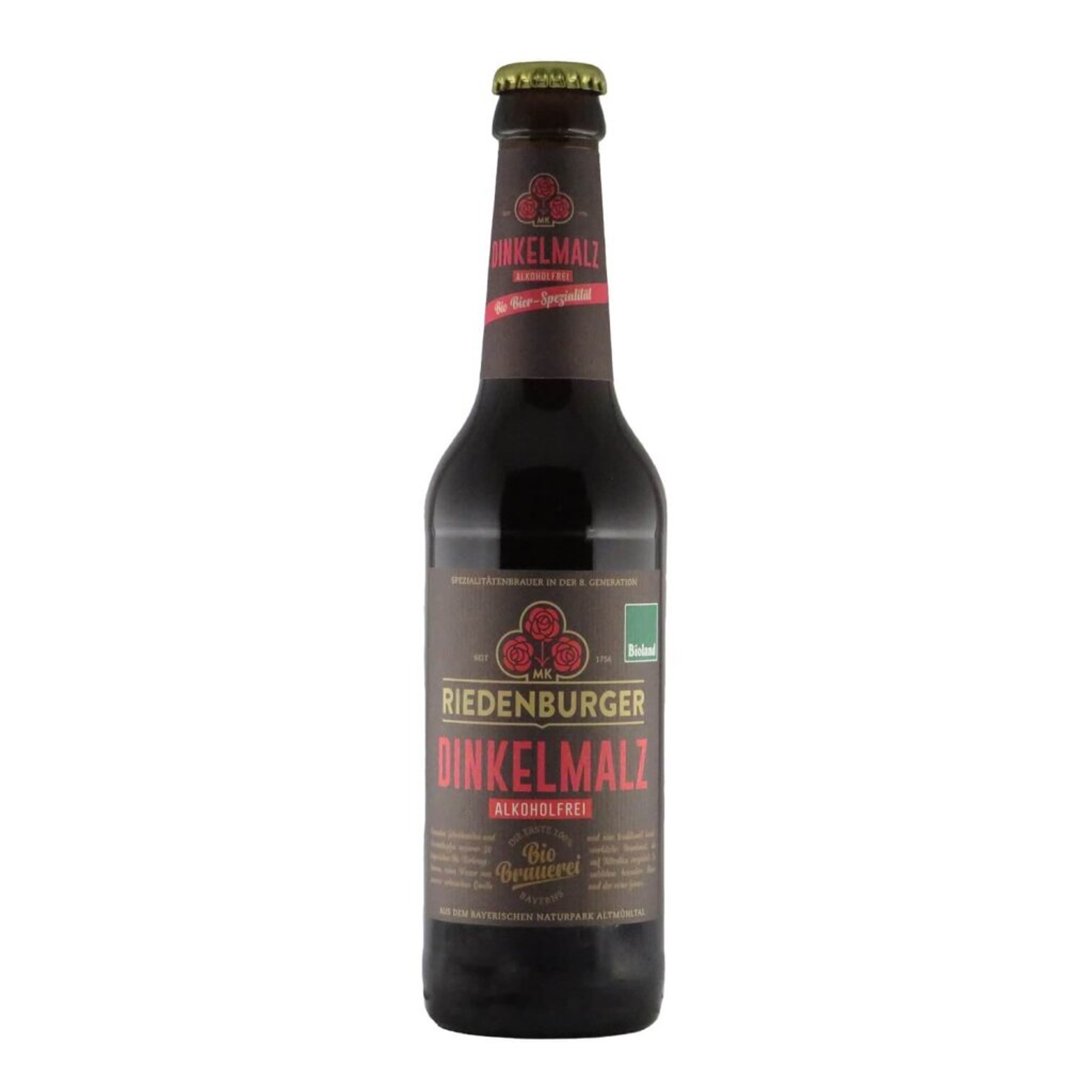 Riedenburger Dinkelmalz Alkoholfrei BIO 0,33l 0.0% 0.33L, Beer