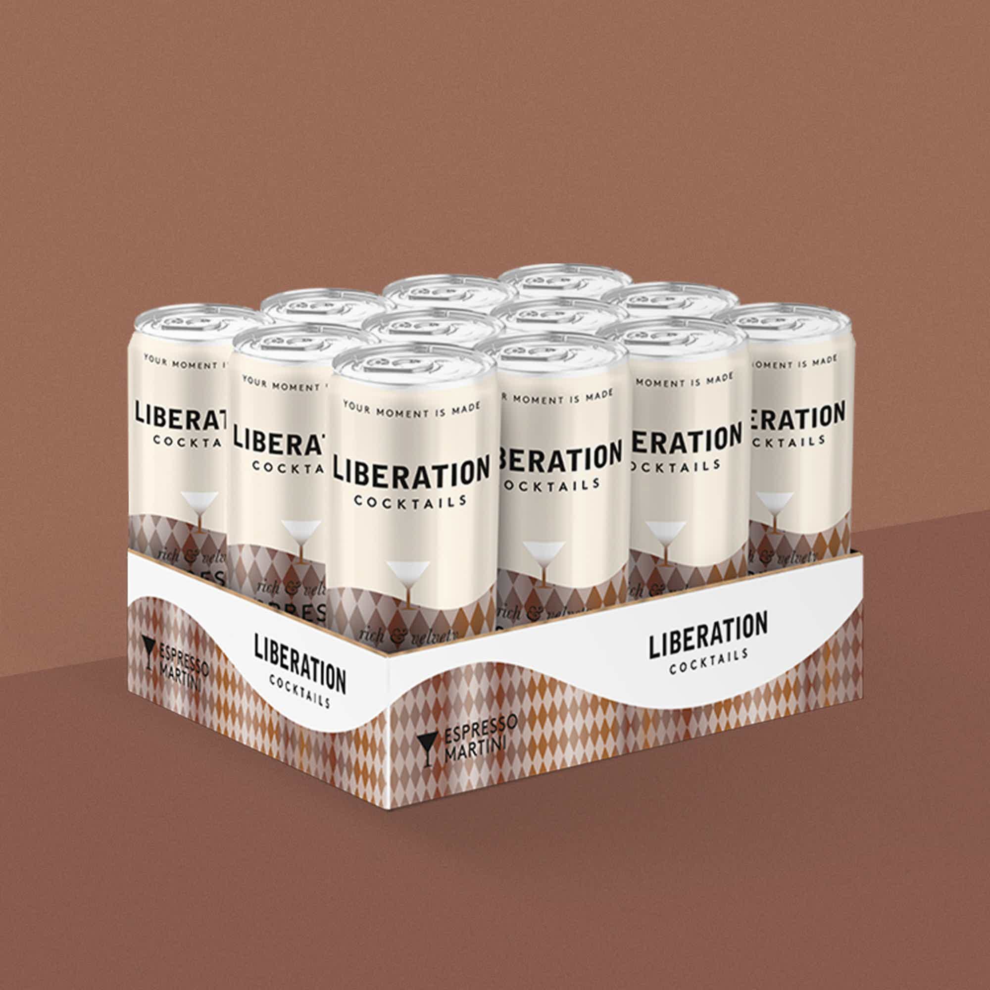 Espresso Martini 12 Can Pack: Espresso Martini 200ml can