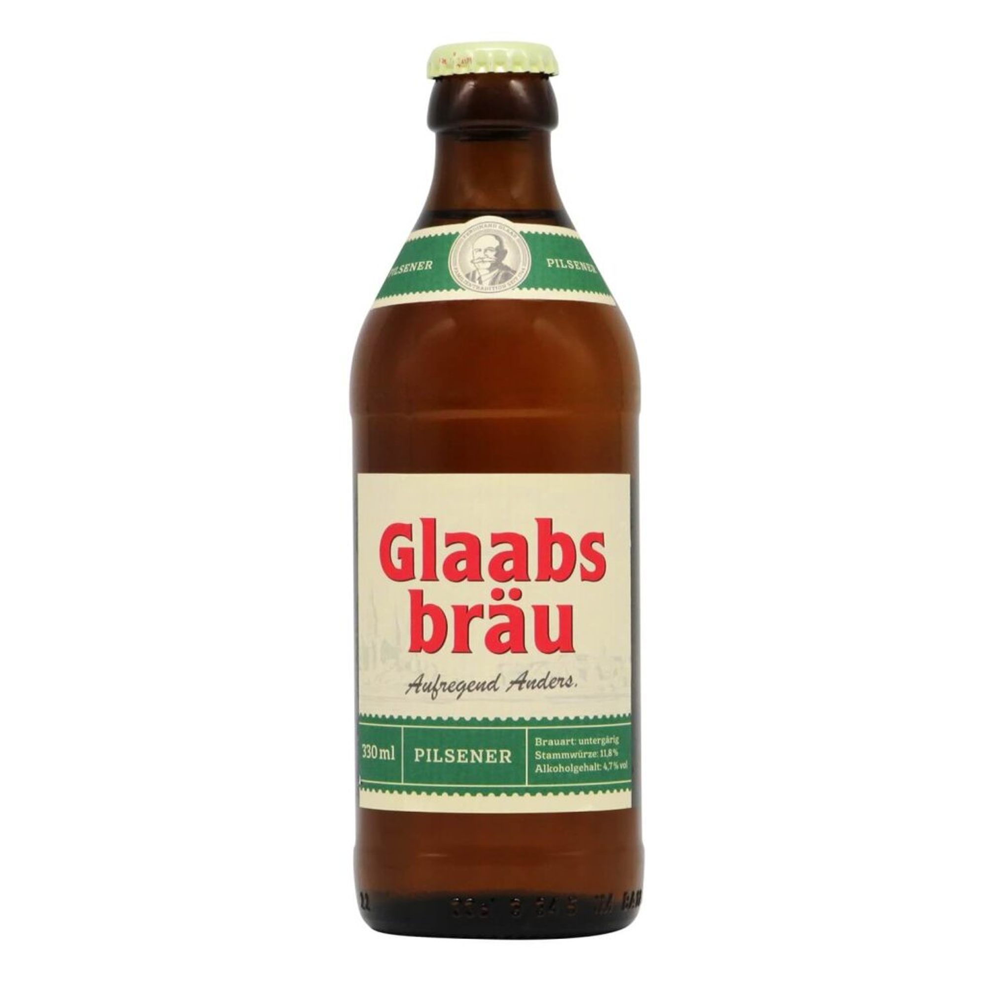 Glaabsbräu Pilsener 0,33l 4.7% 0.33L, Beer