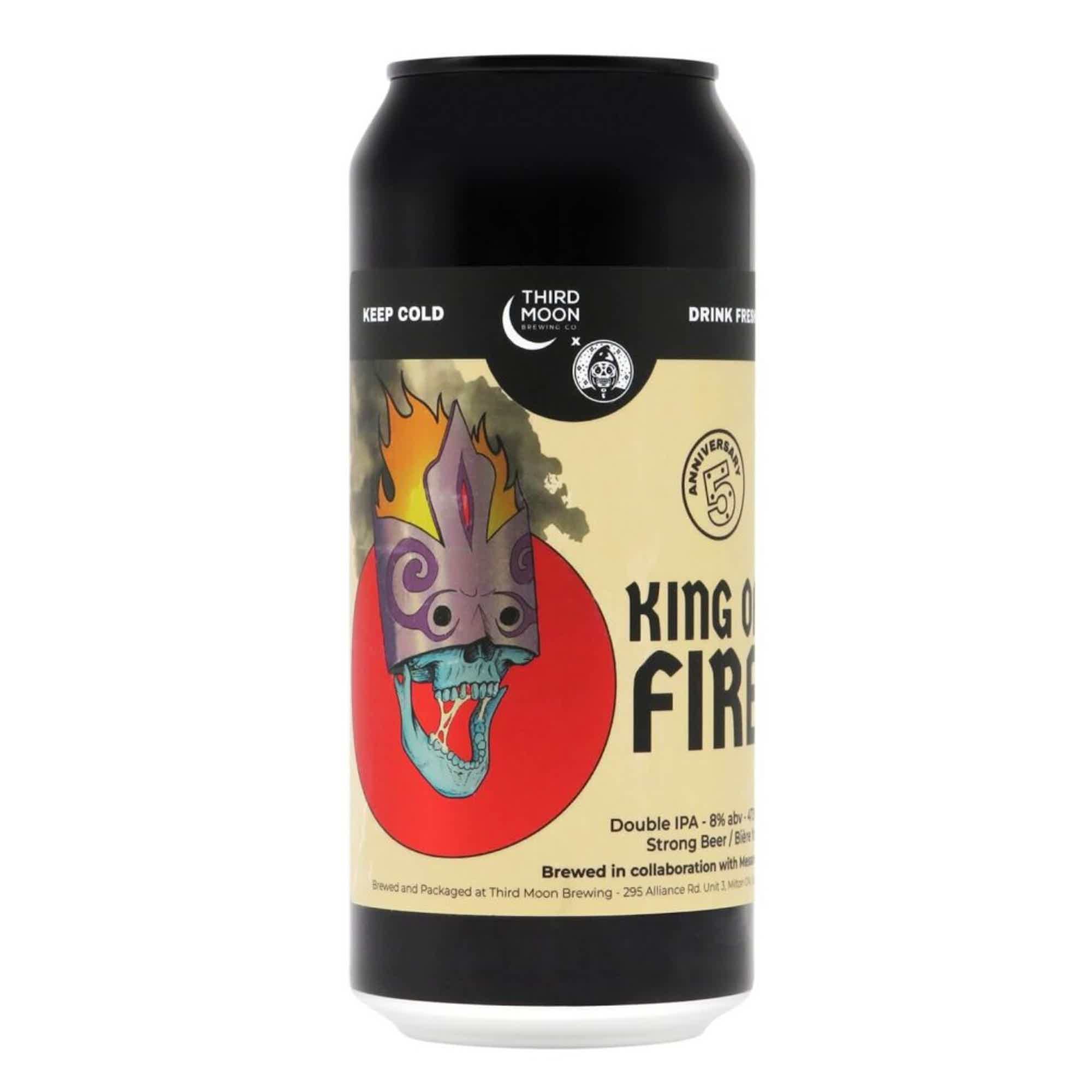 Third Moon/Messorem King Of Fire Double New England IPA 0,473l 8.0% 0.473L, Beer