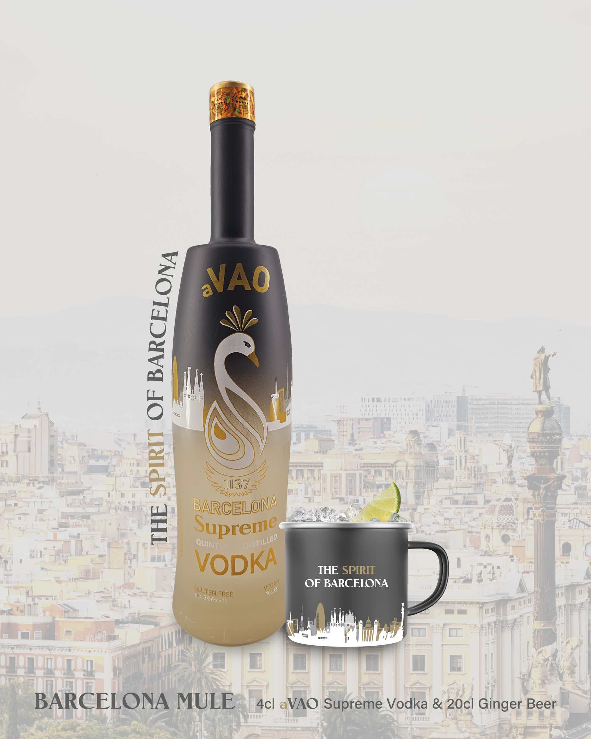 aVAO Supreme Vodka 37.5% 0.7L, Spirits