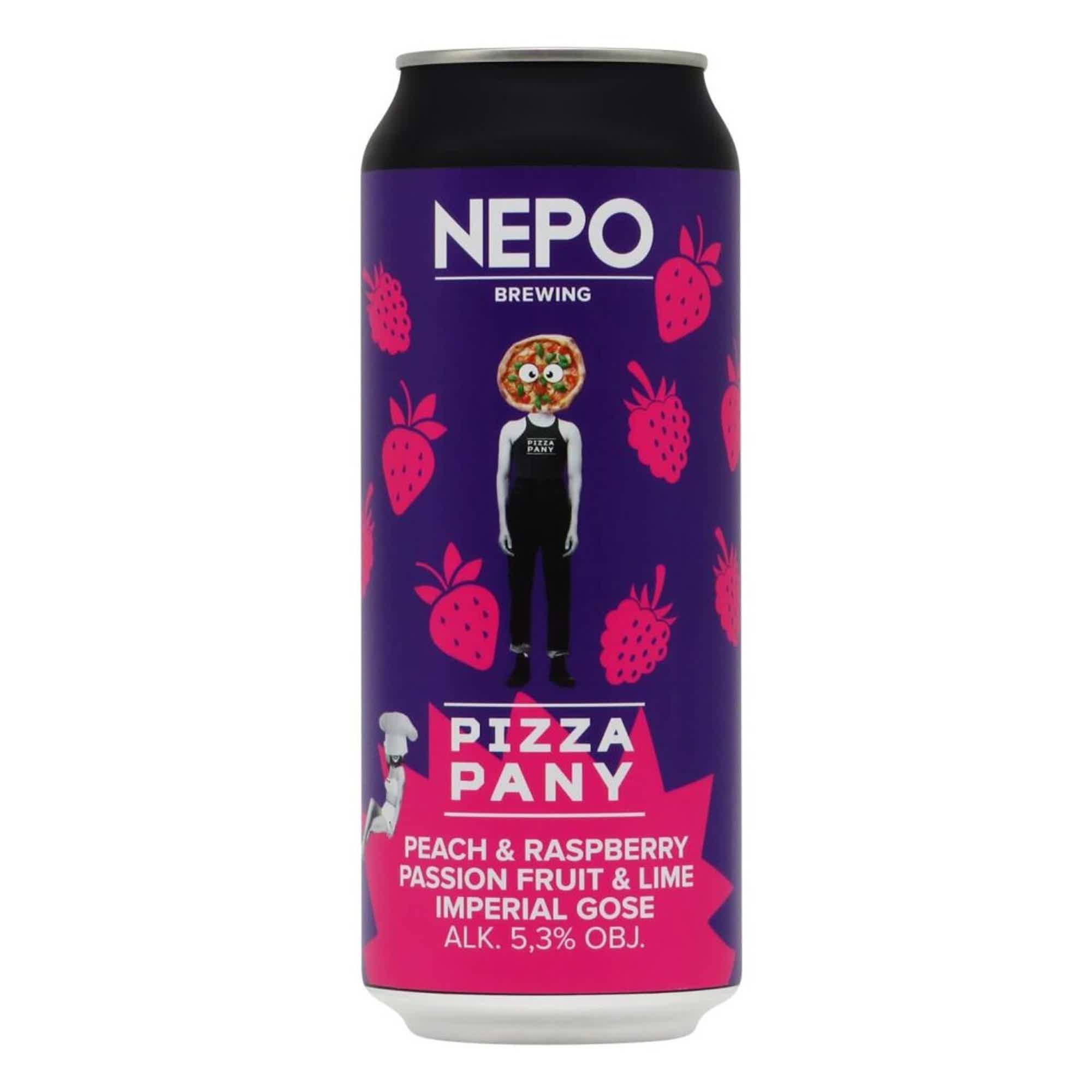 Nepomucen Pizza Pany Imperial Gose 0,5l 5.3% 0.5L, Beer